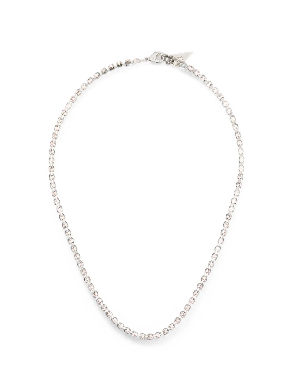 crystal-embellished choker necklace - 1