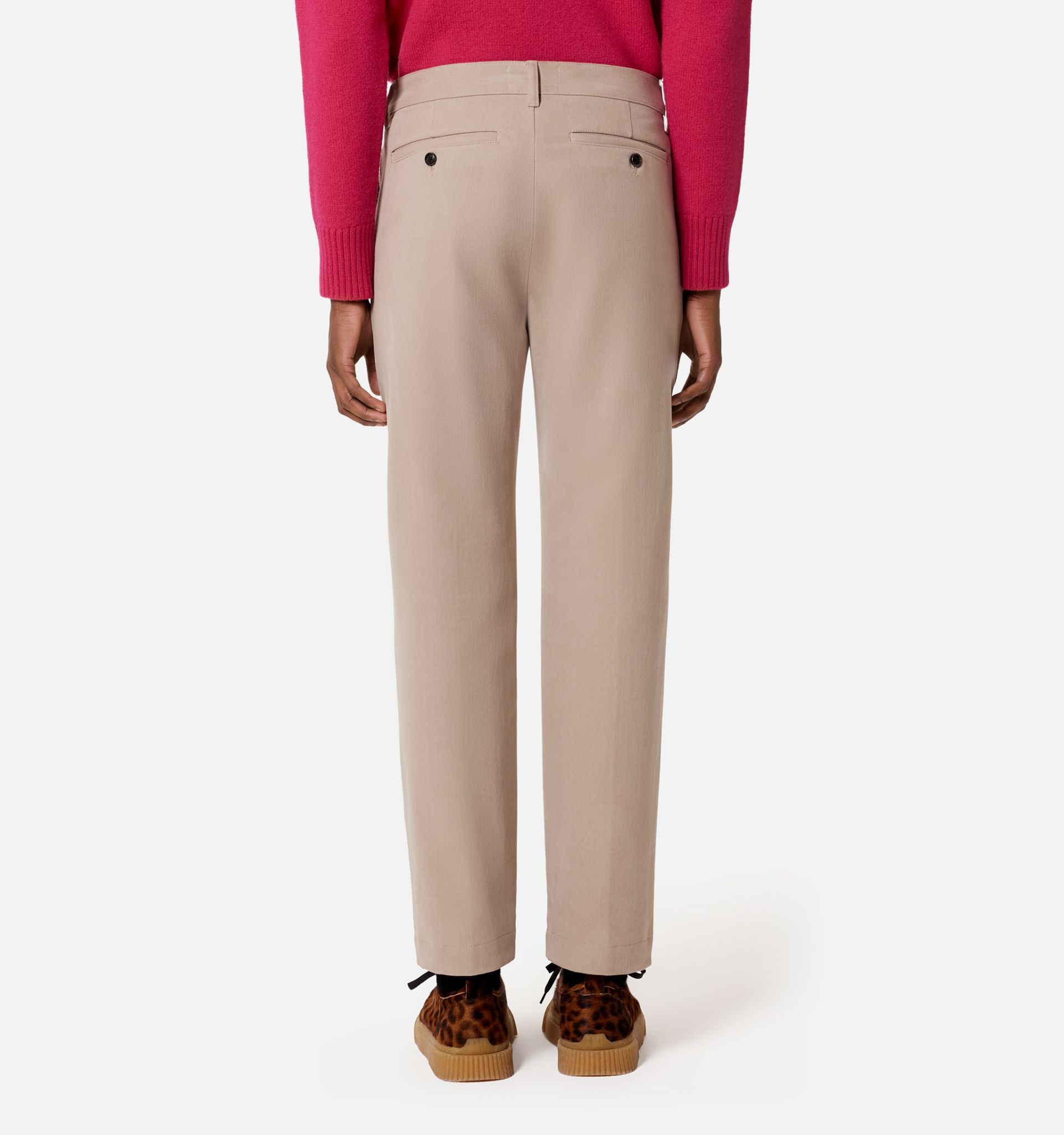 Straight Fit Chino Trousers - 5