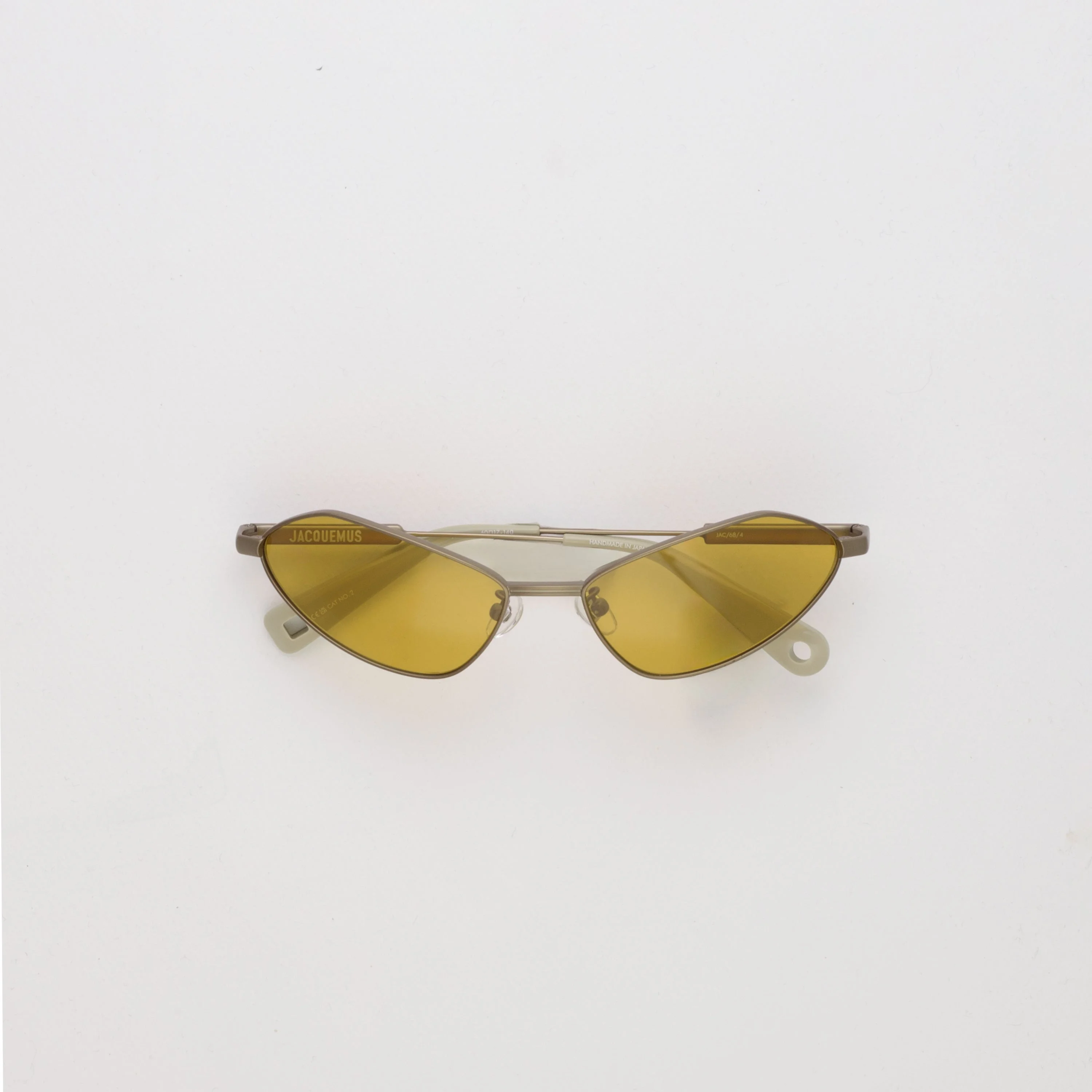 Bambino Angular Sunglasses in Metal Matt Putty - 1