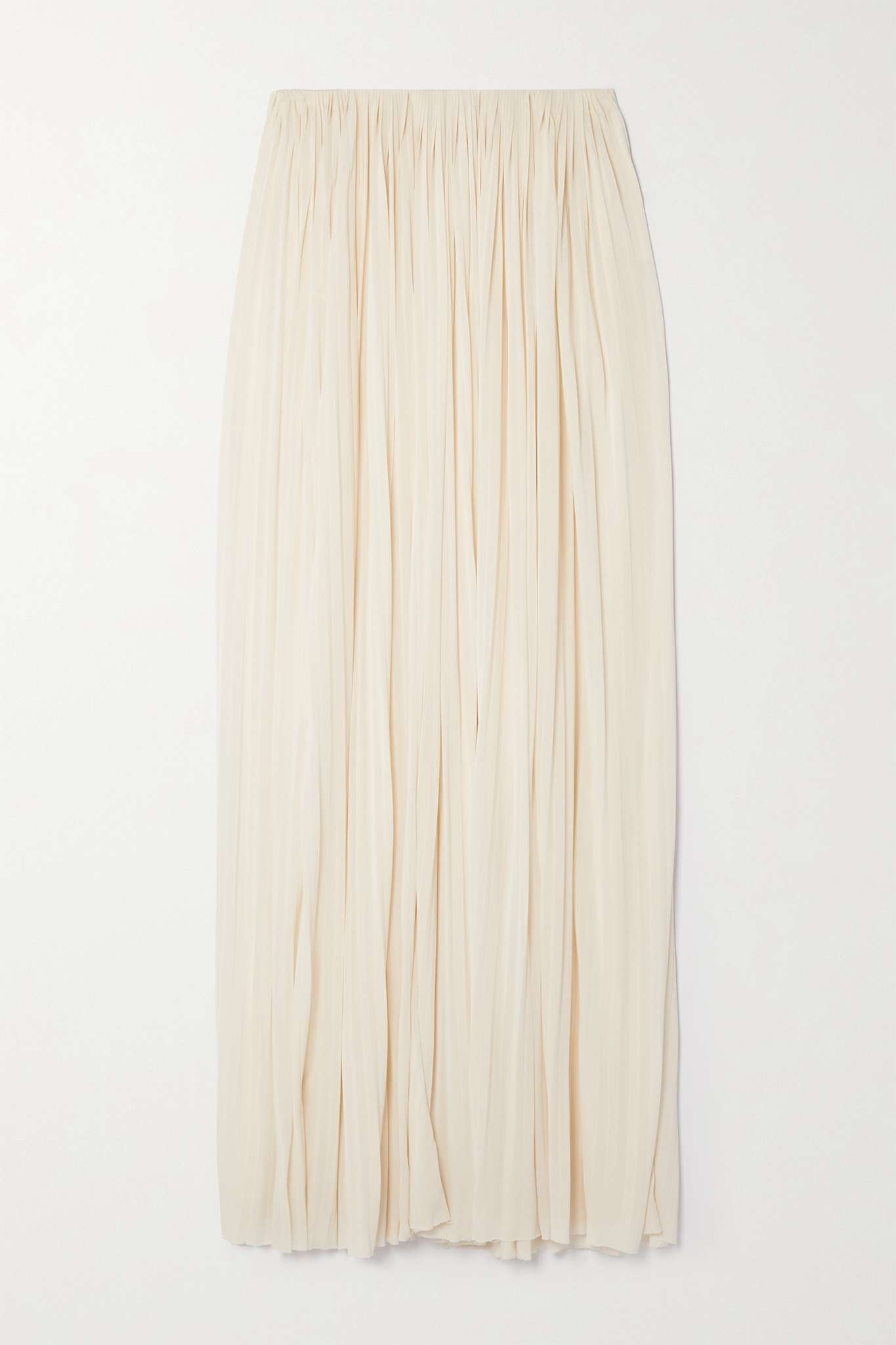 Pleated chiffon maxi skirt - 1