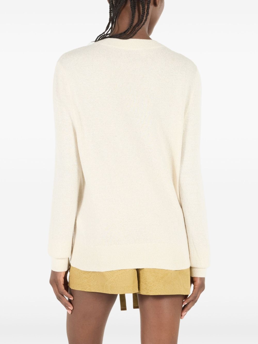 logo-embroidered sweater - 4