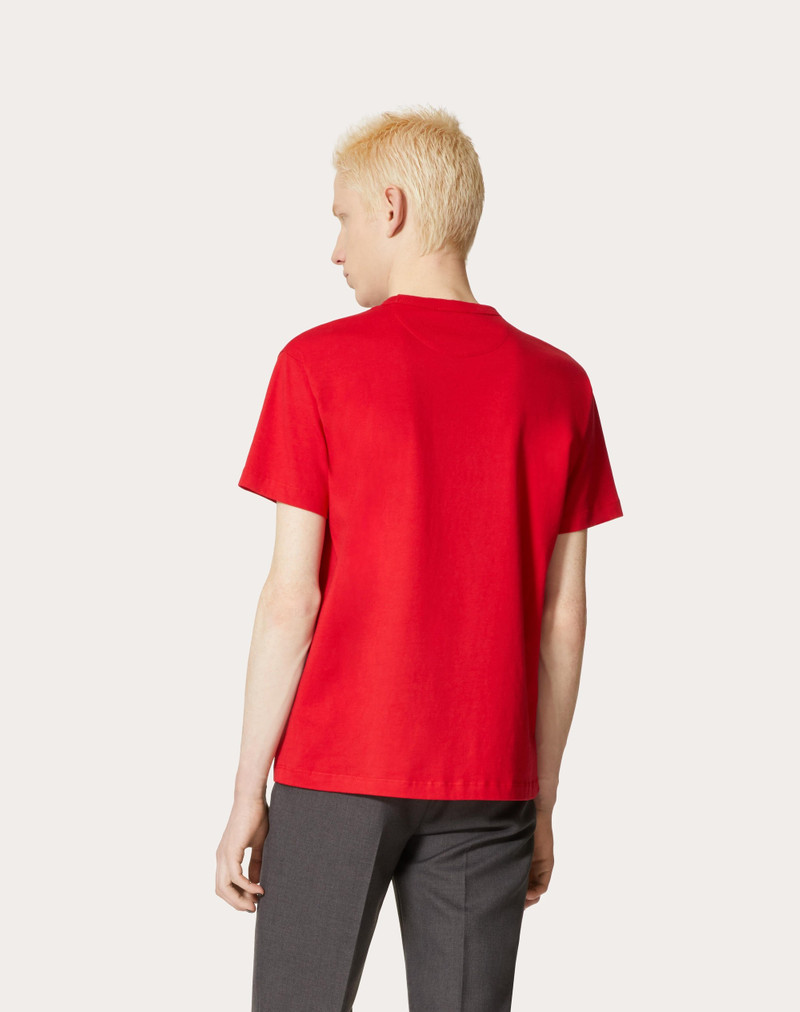 MAISON VALENTINO EMBROIDERED COTTON T-SHIRT 4