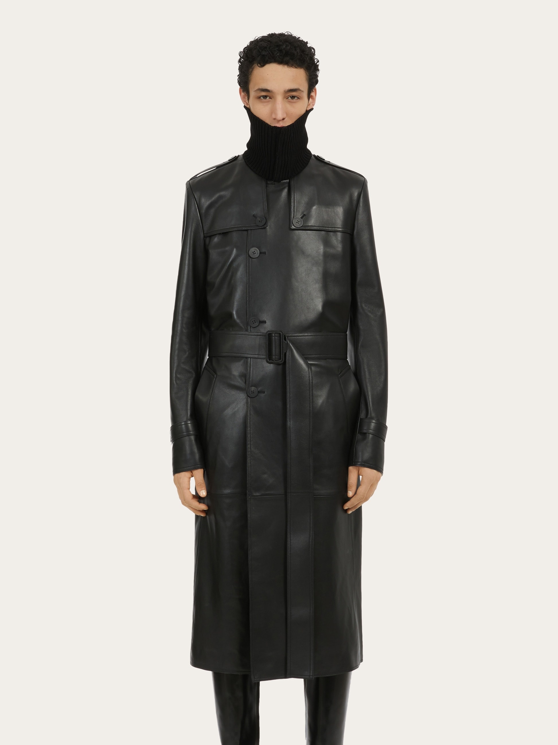 Leather trench - 2