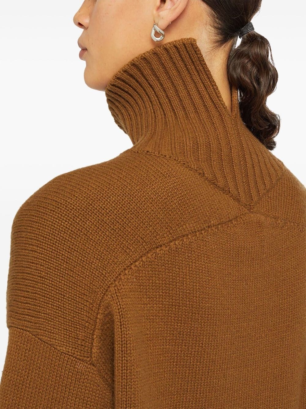 トップス JIL SANDER turtle neck knit sweater JIL SANDER Oversized ribbed wool turtleneck sweater | NET-A