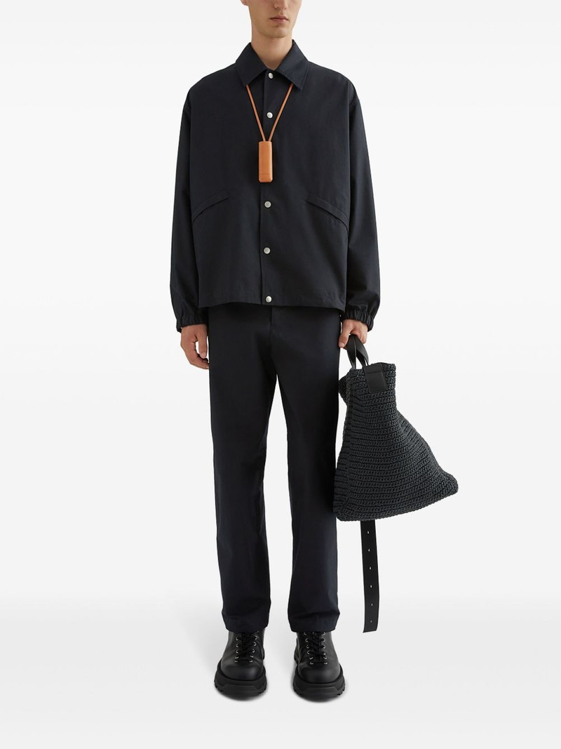Jil Sander single-breasted shirtjacket outlook