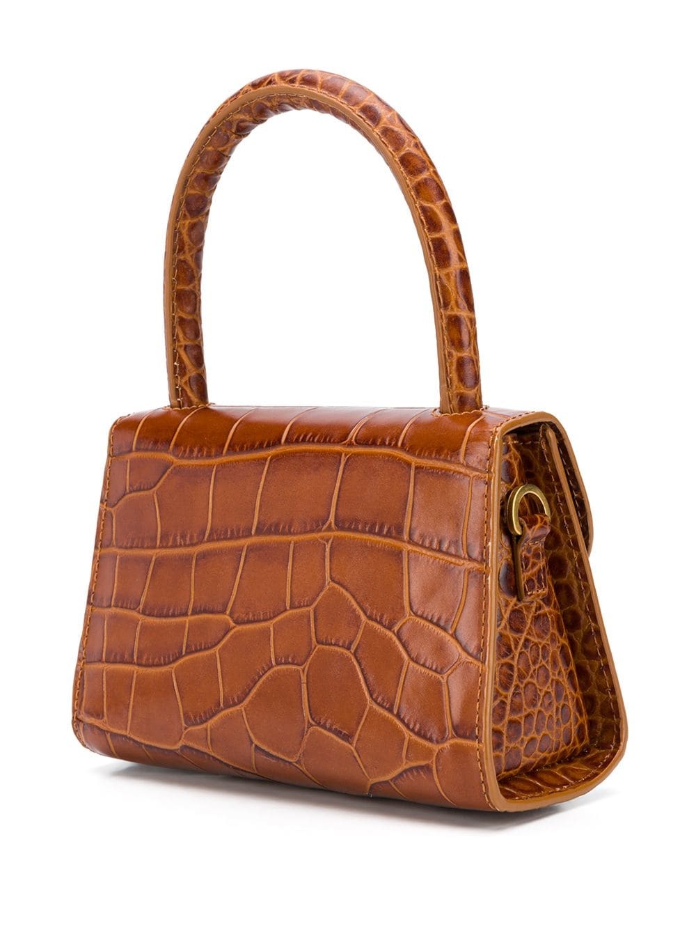 crocodile-effect mini bag - 3