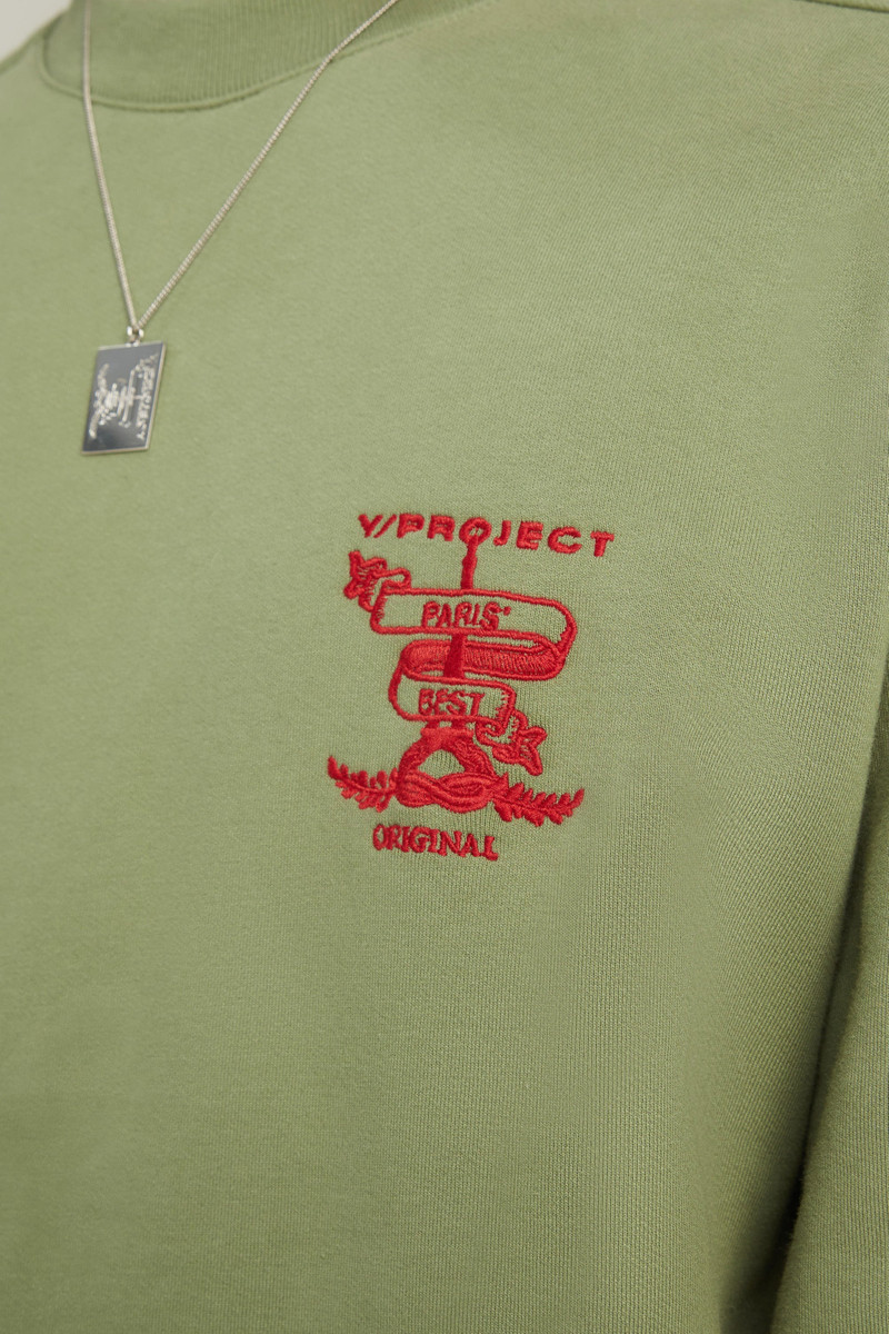 Paris' Best Embroidered Sweatshirt 4