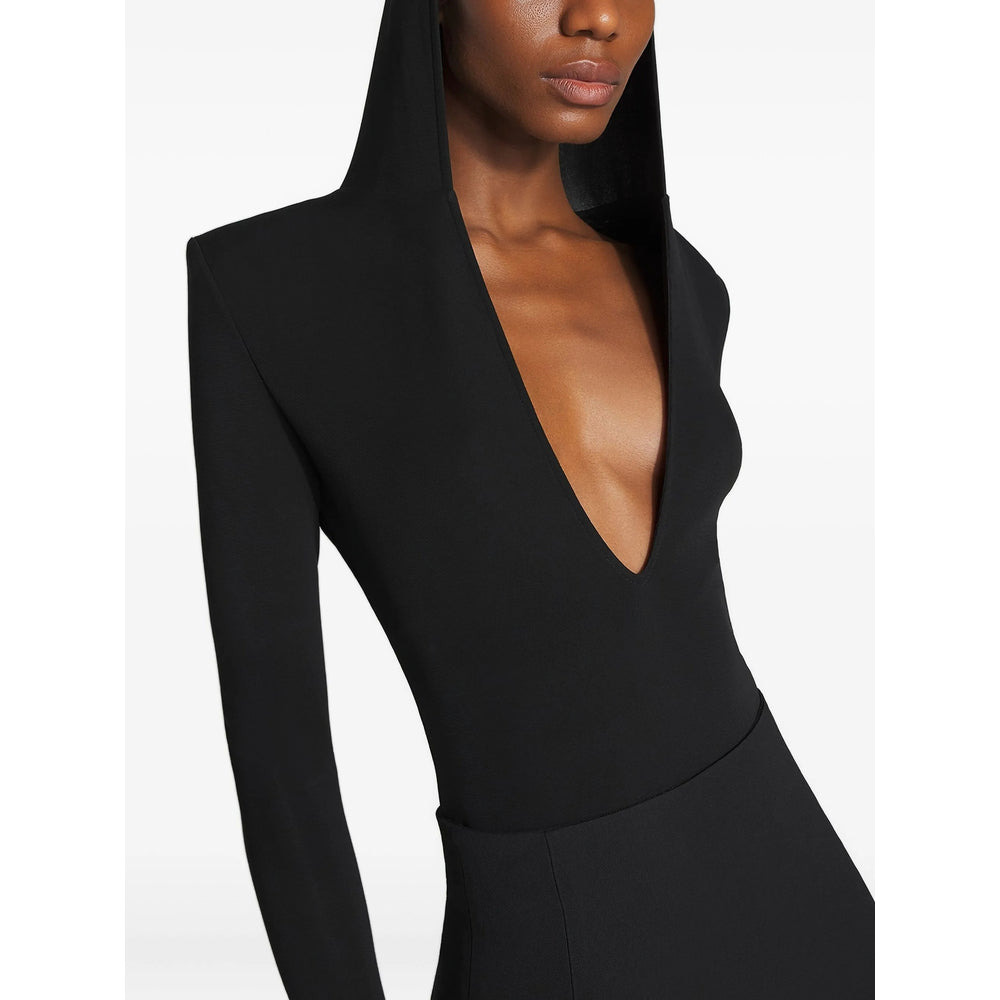 Mugler Black Tops - T-Shirts & Jerseys Women - 2