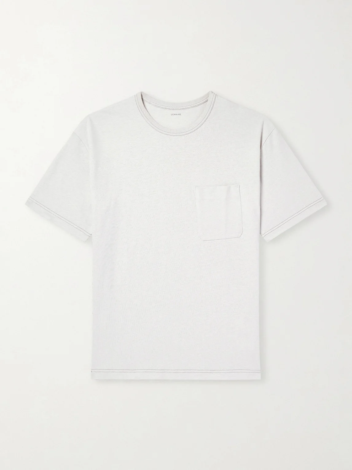 Cotton and Linen-Blend Jersey T-Shirt - 1