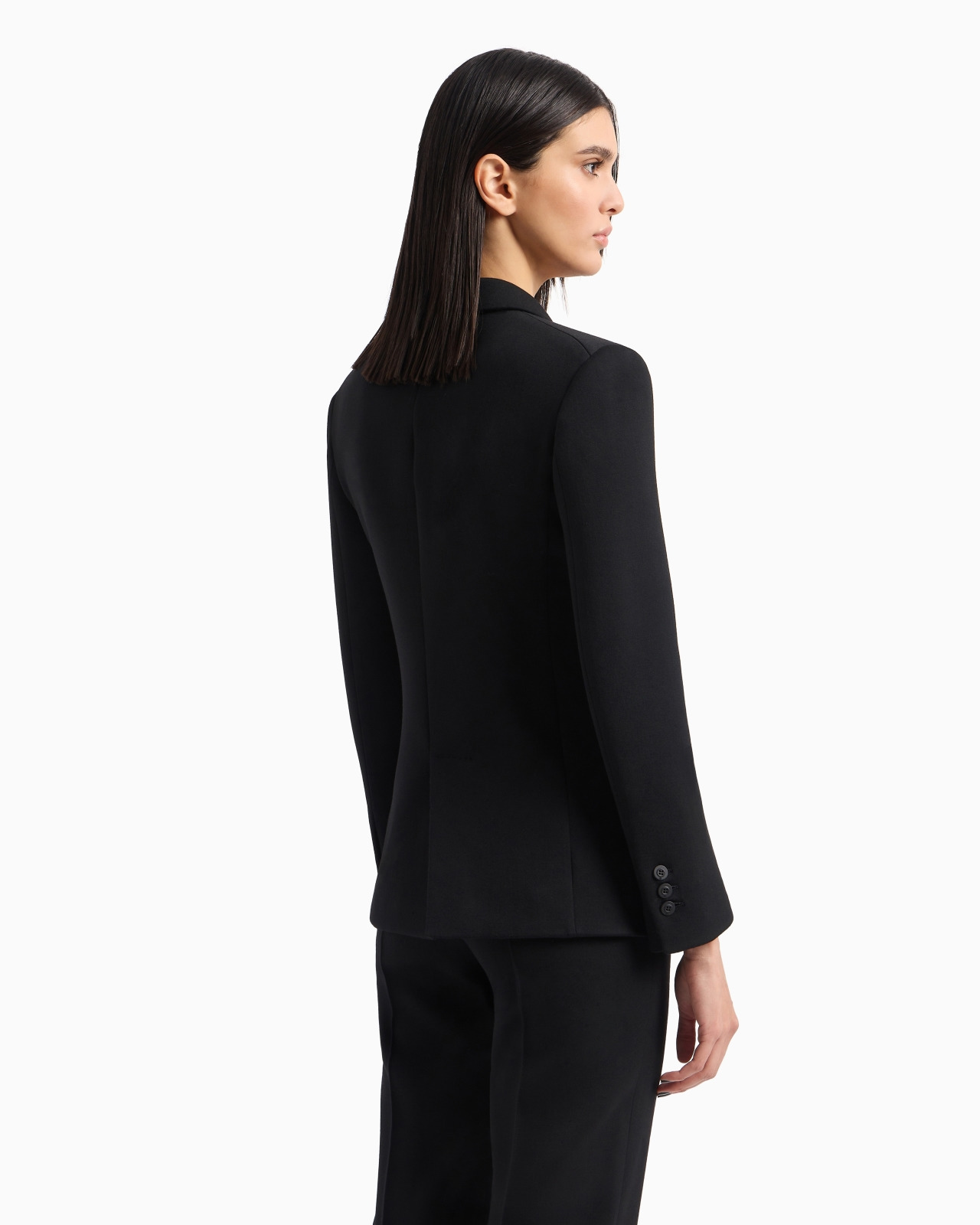 Double-breasted jacket in stretch double-sided wool - 3