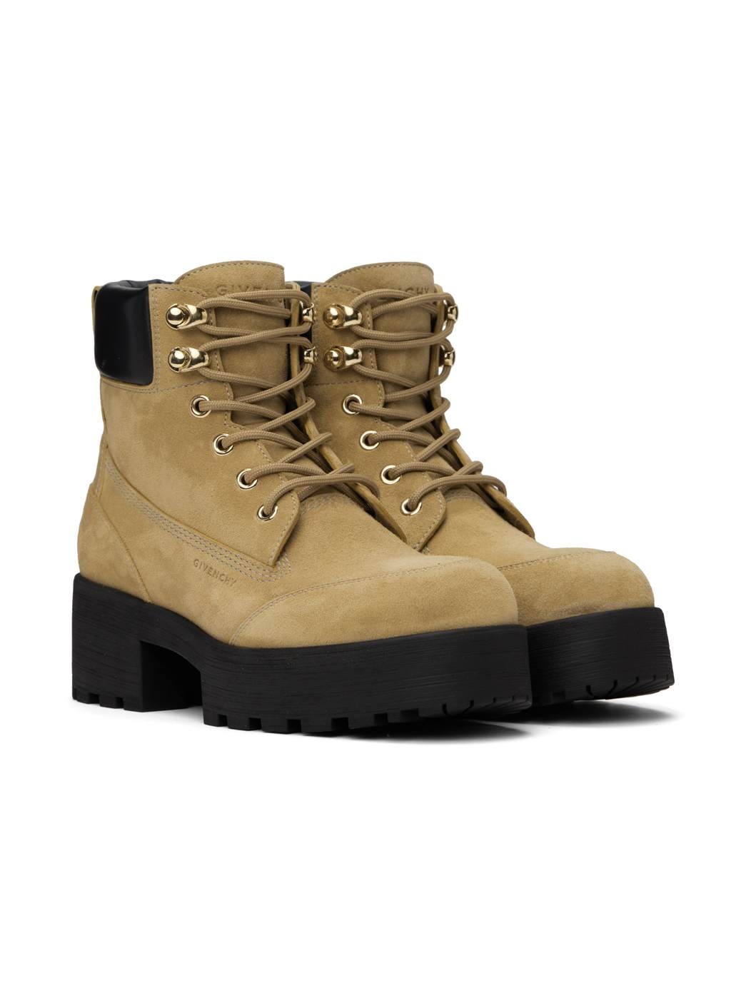 Beige Trekker Boots - 4