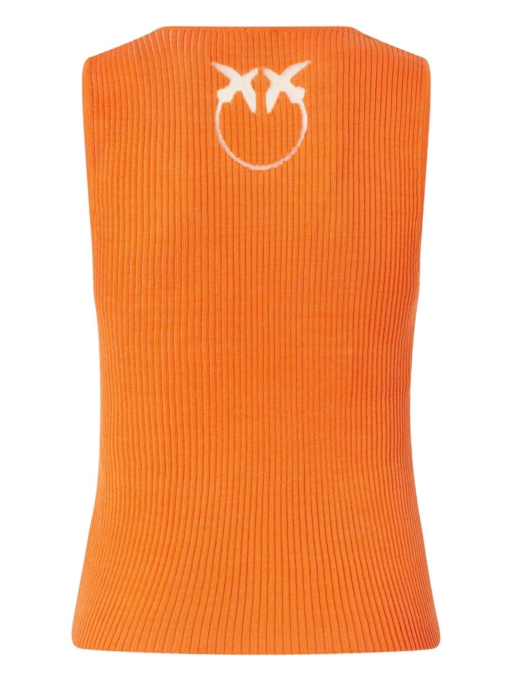 ribbed sleeveless top - 2