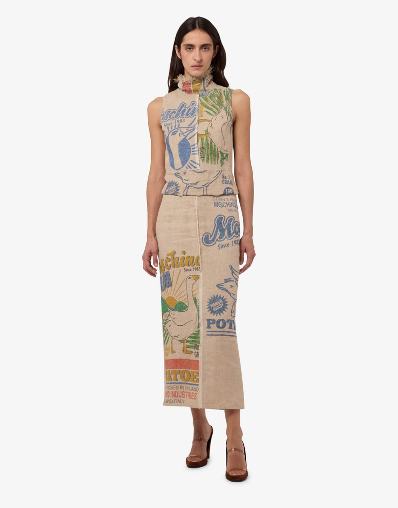LINEN AND STRAW TOP 3