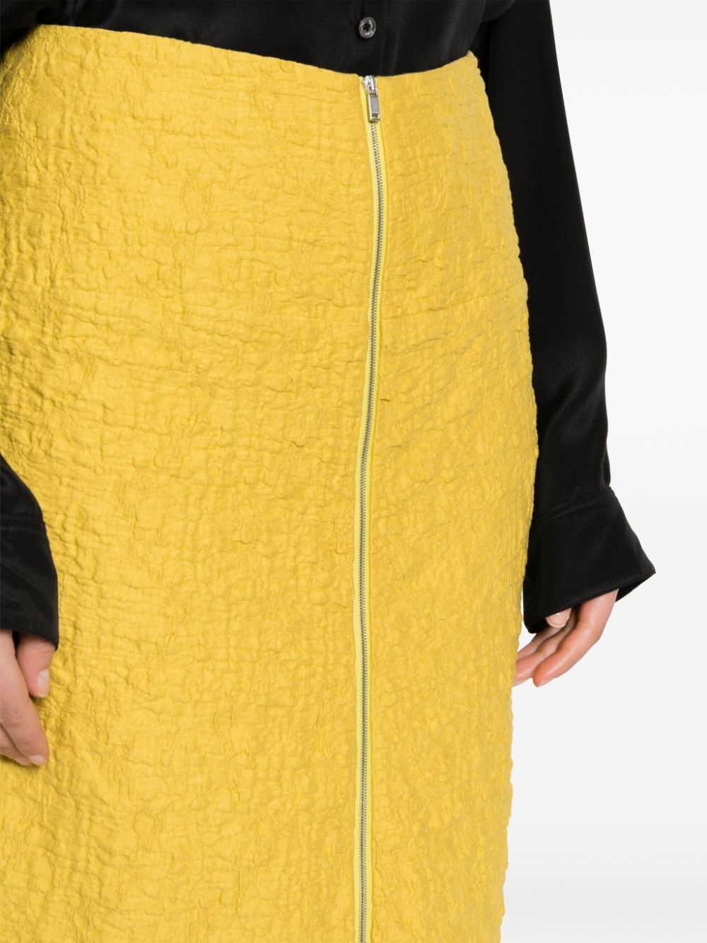 cloquÃ© midi skirt - 5