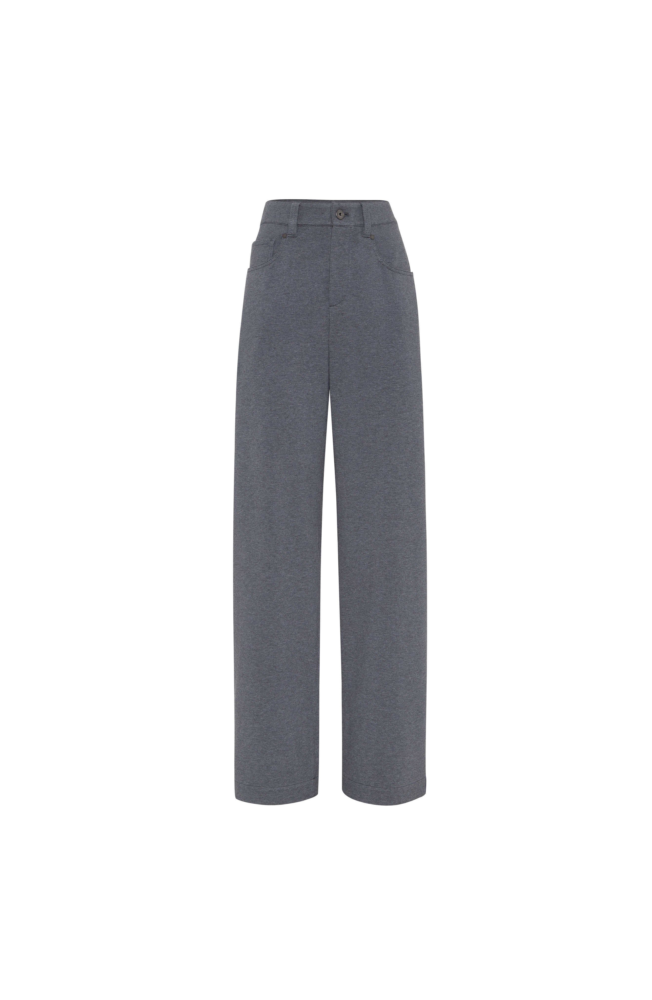Brunello Cucinelli Five-pocket Loose trousers in Lead at Nordstrom - 1