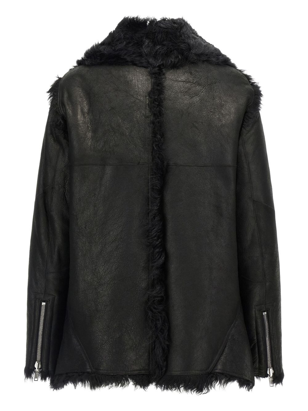 Exploder zip-front leather jacket - 2