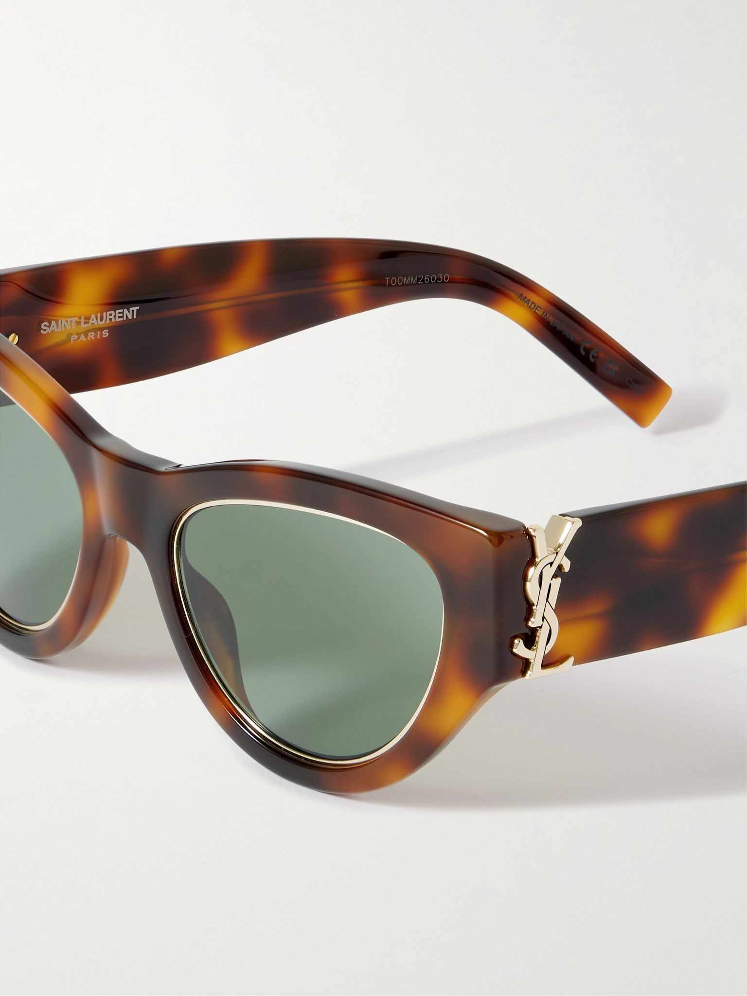 Cat-eye tortoiseshell acetate sunglasses Tortoiseshell - 4