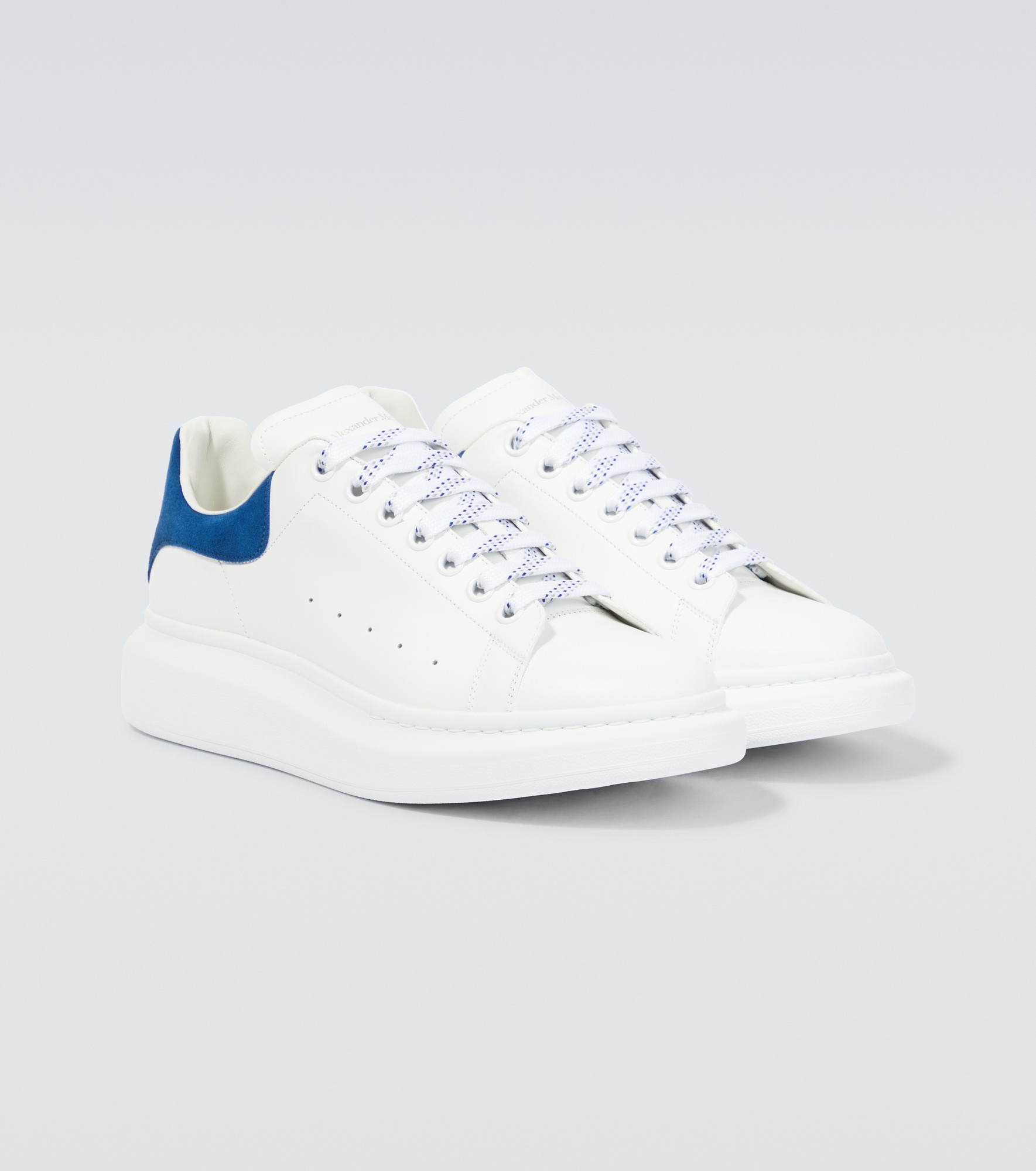 Oversized leather sneakers - 5