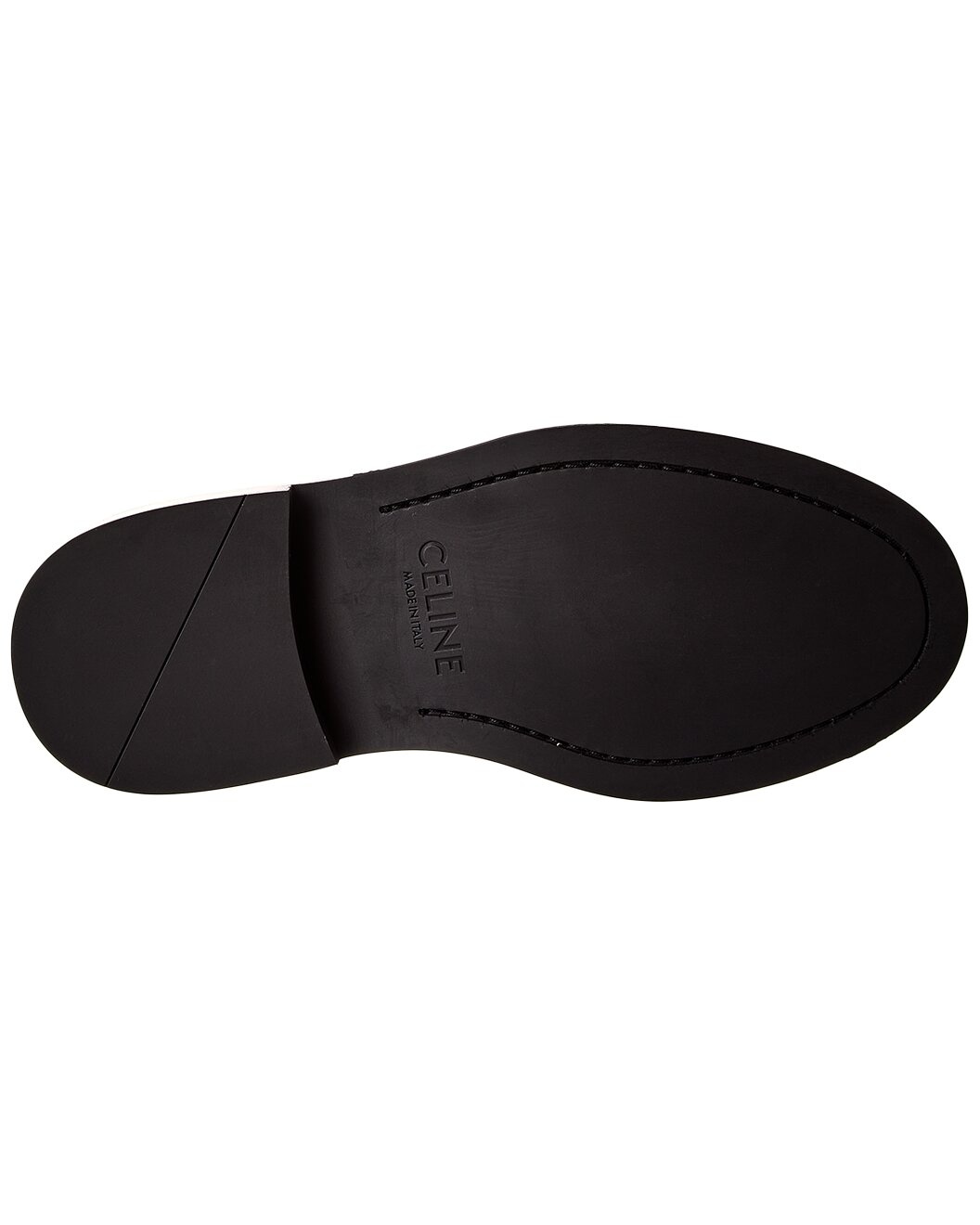 CELINE Universite Triomphe Chain Leather Loafer - 4