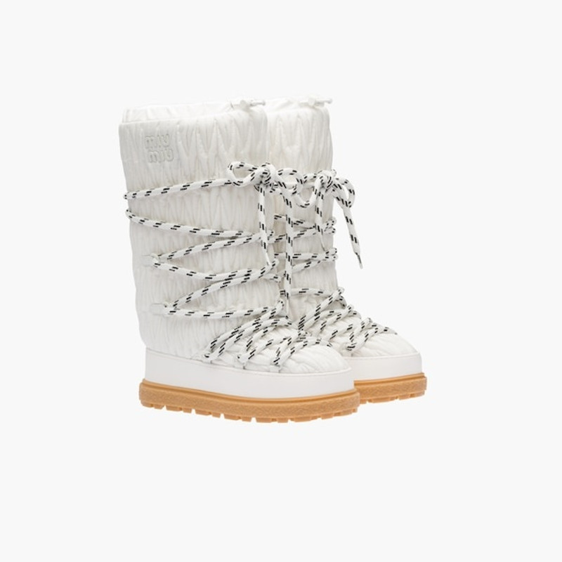 Recycled nylon après-ski boots 3