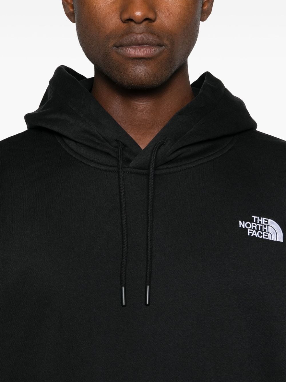 embroidered-logo hoodie - 5