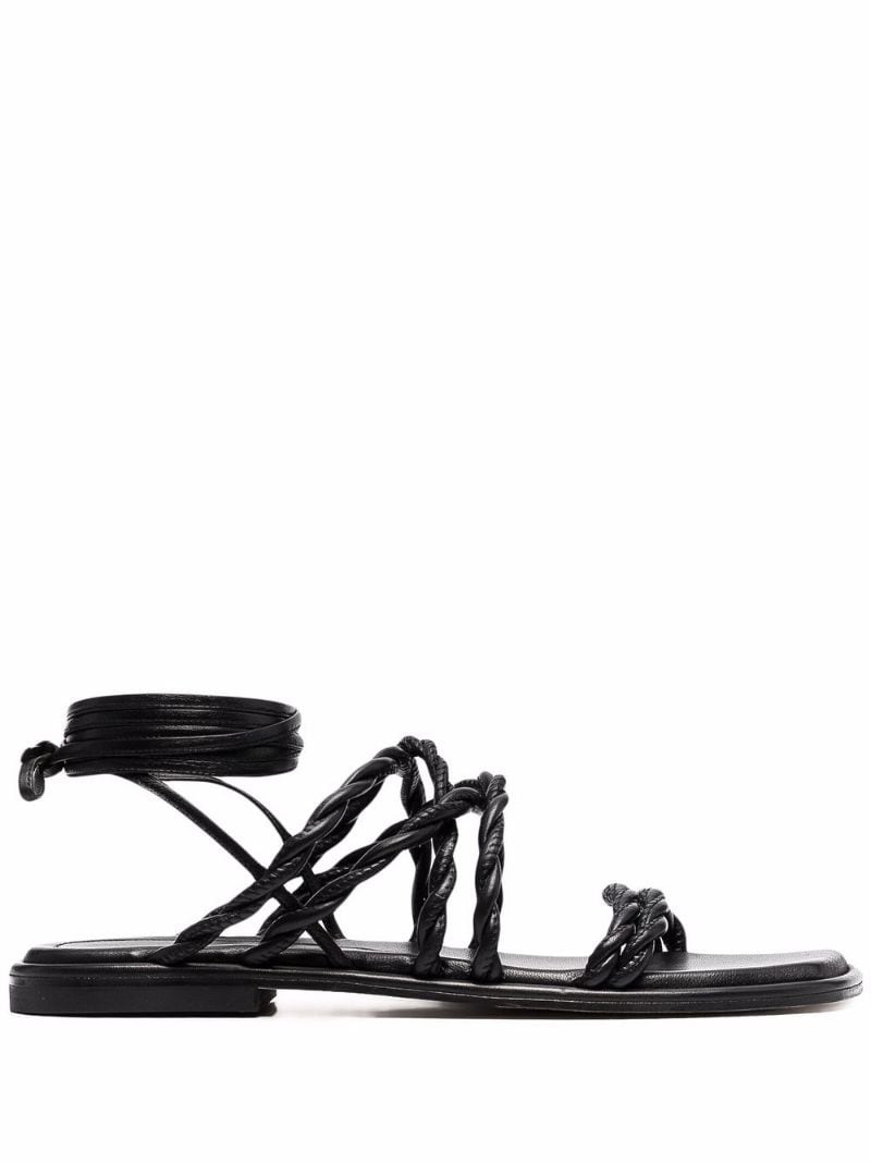 braided-strap sandals - 2