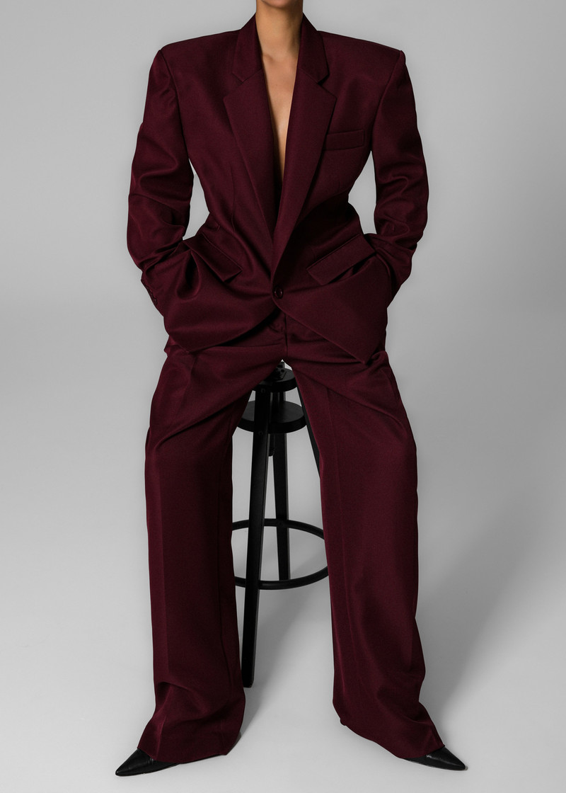 Jun Blazer - Burgundy 18