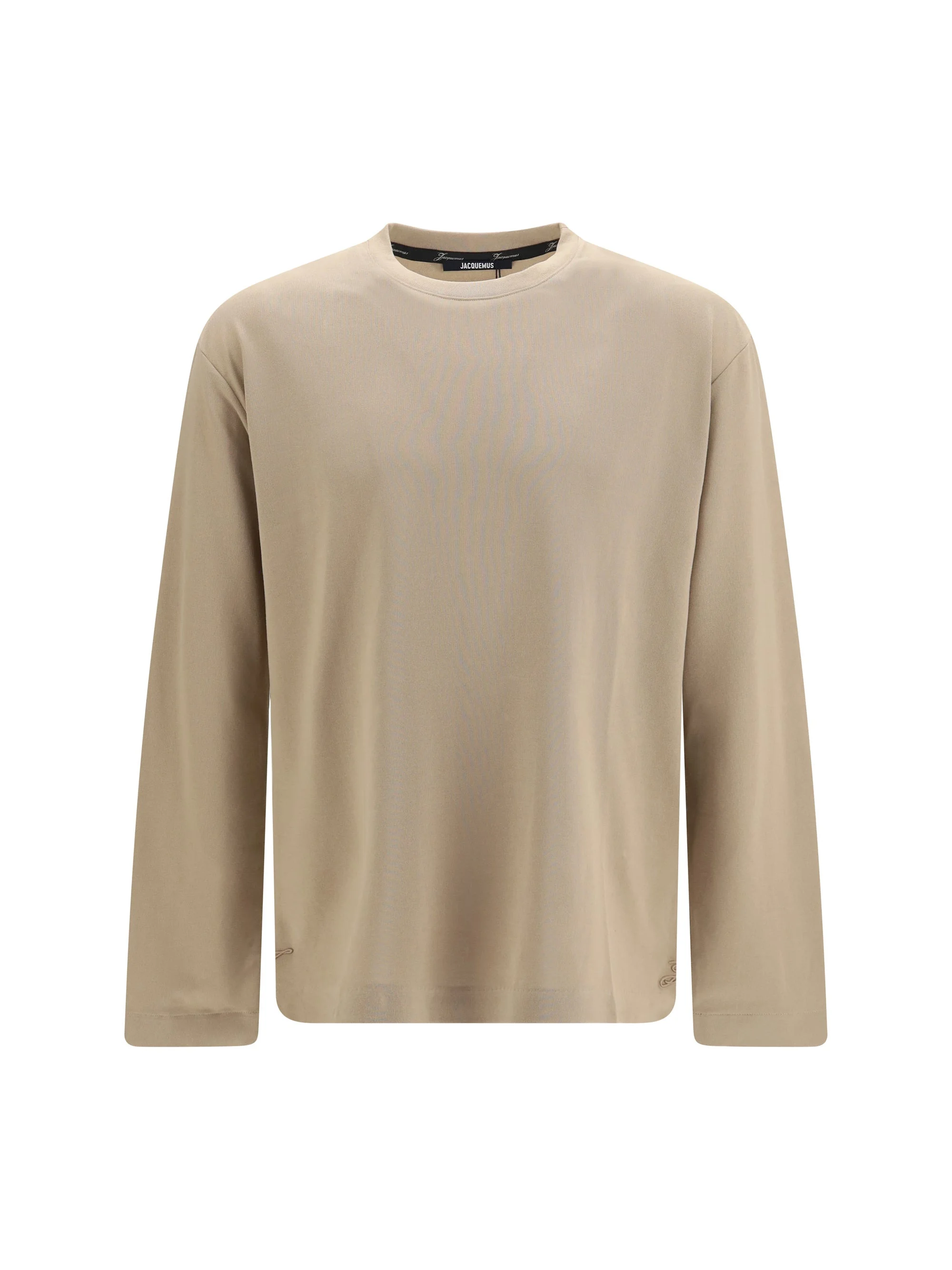 Jacquemus Rond Carré Long-sleeve T-shirt Beige - 1