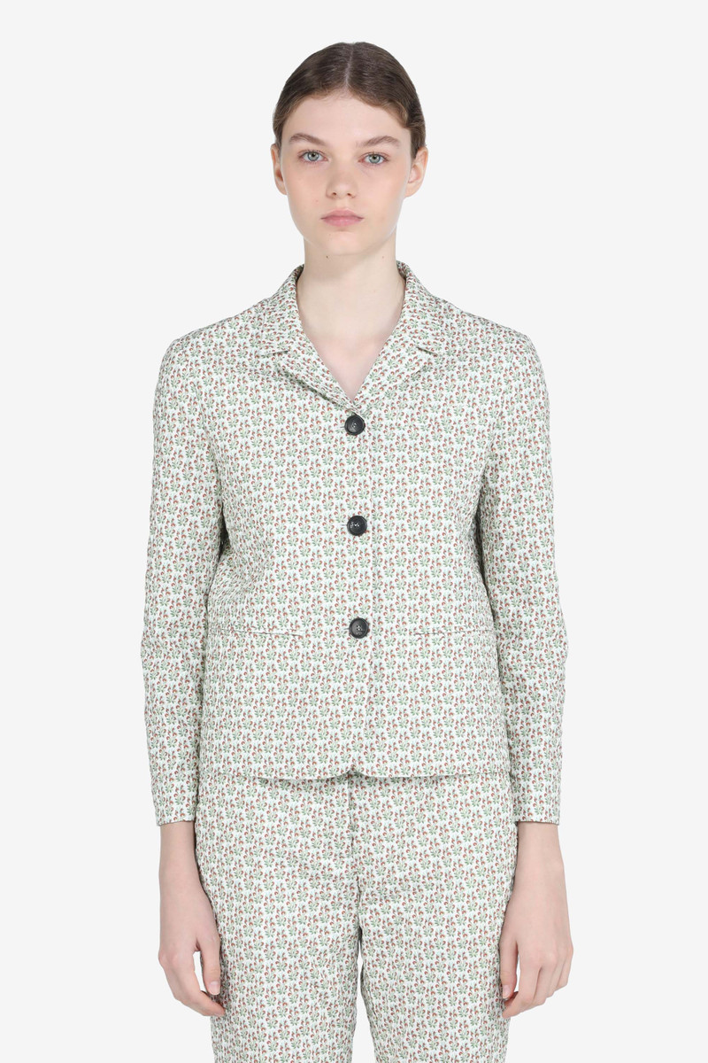 FLORAL-PRINT COTTON JACKET 1