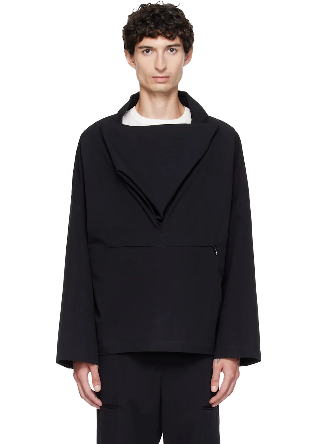 Black Graatsma Smock Jacket - 1