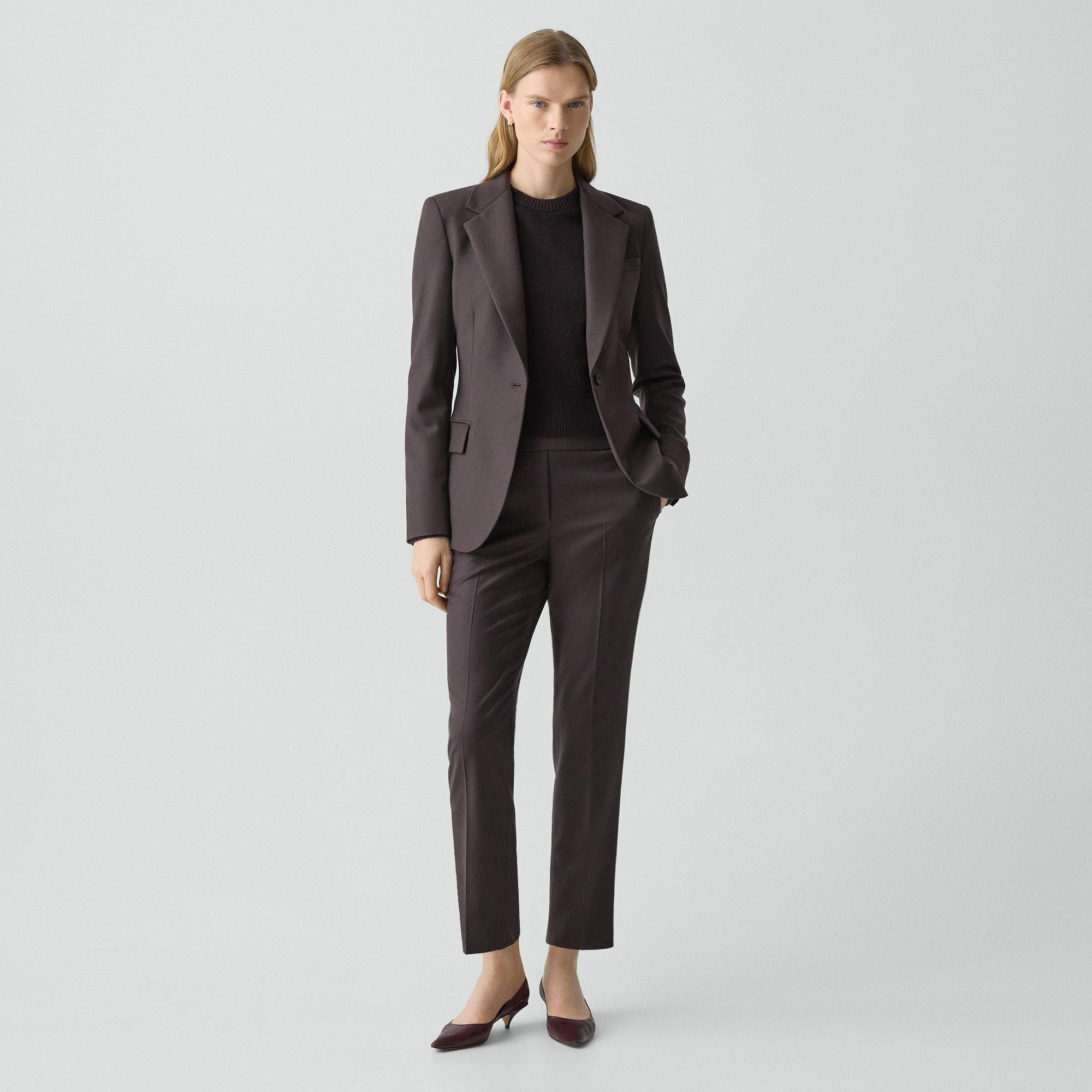 Lynnia Blazer in Sleek Flannel - 6