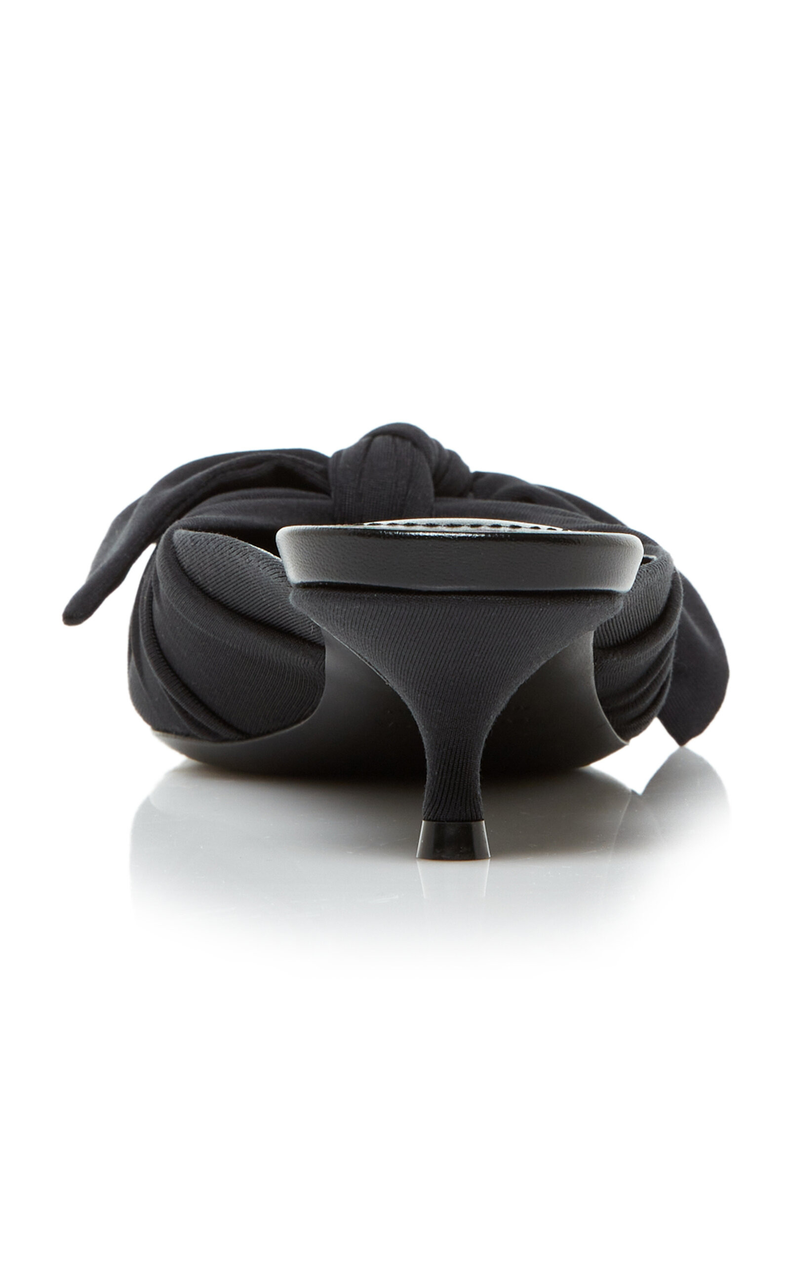 Knife Knot Cupro Mules black - 4