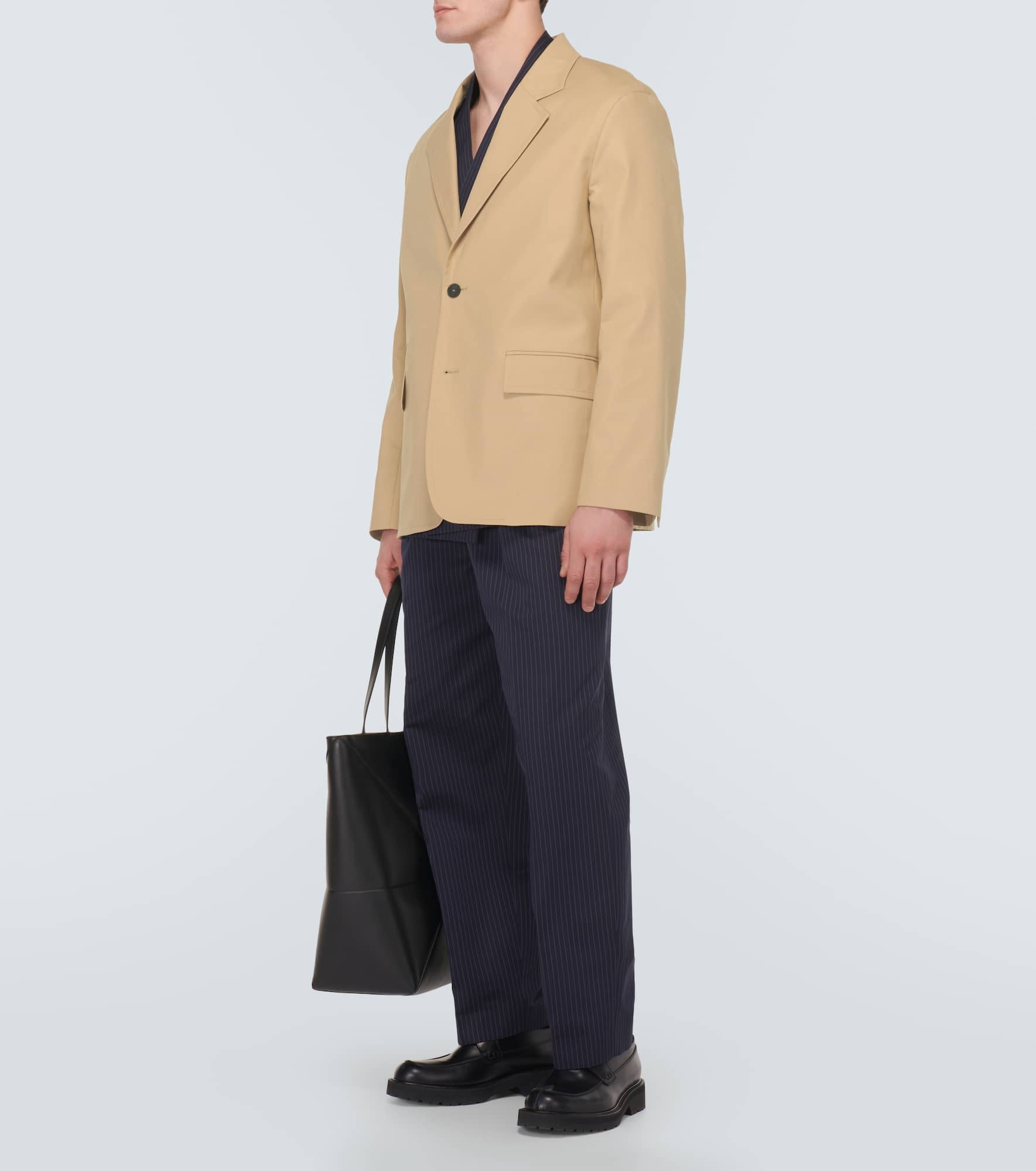 Deconstructed cotton-blend blazer - 2