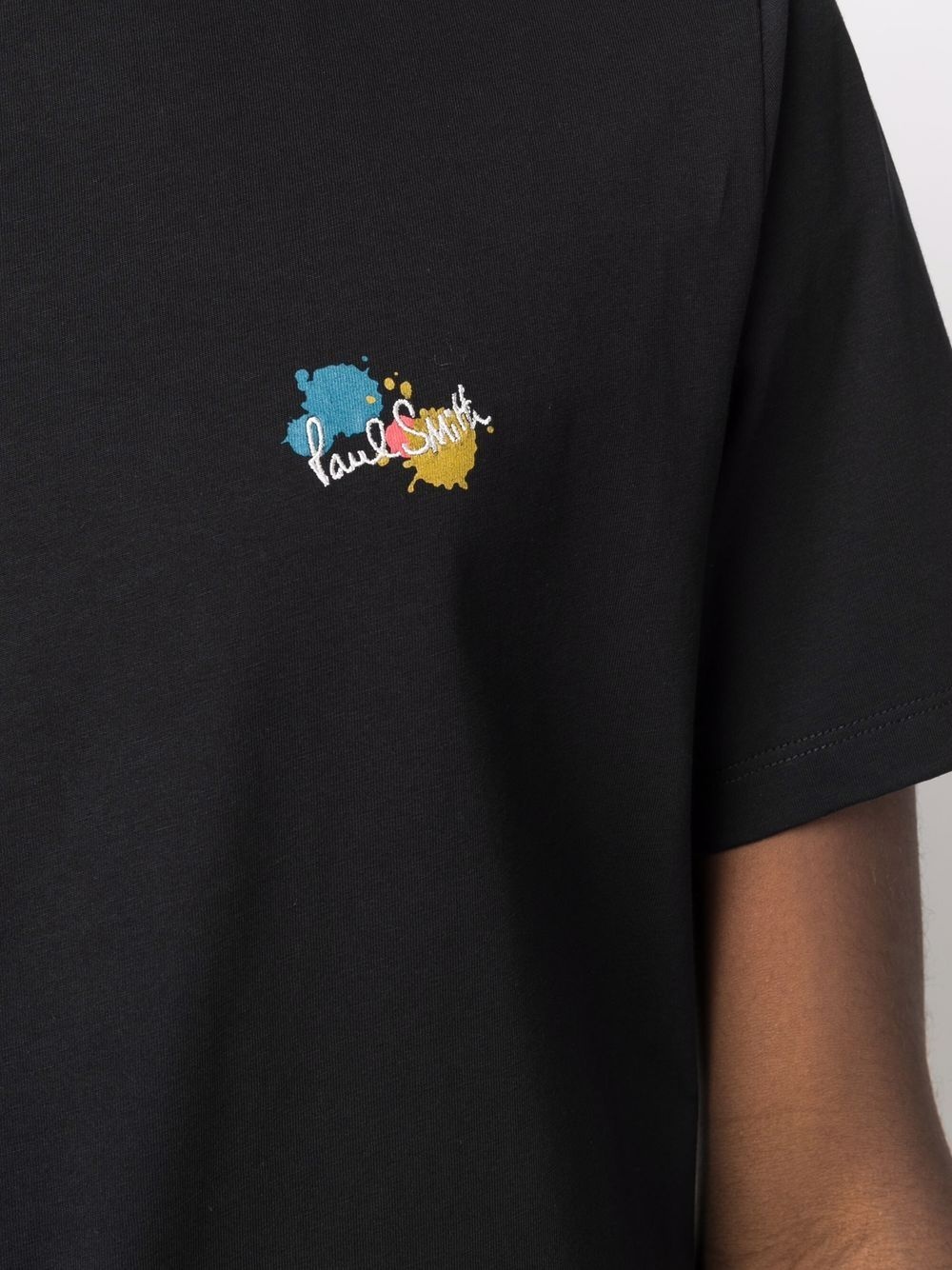 embroidered-logo cotton T-shirt - 5