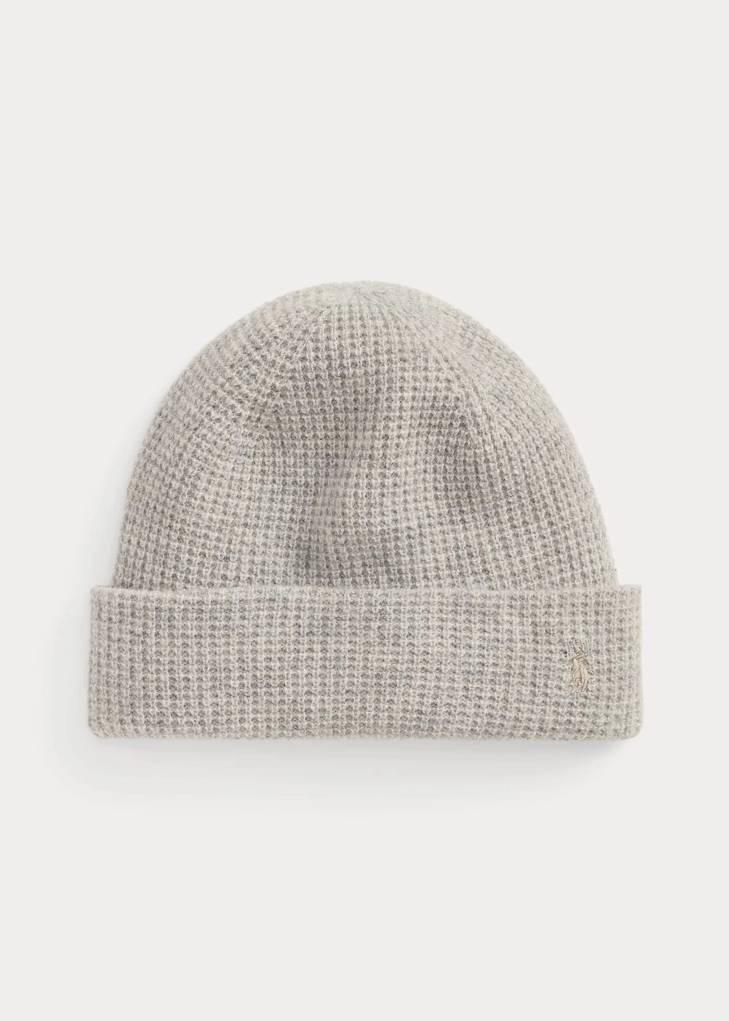 Waffle-Knit Wool-Cashmere Beanie - 1