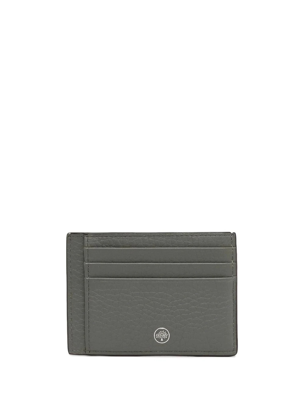 logo-print leather cardholder - 2