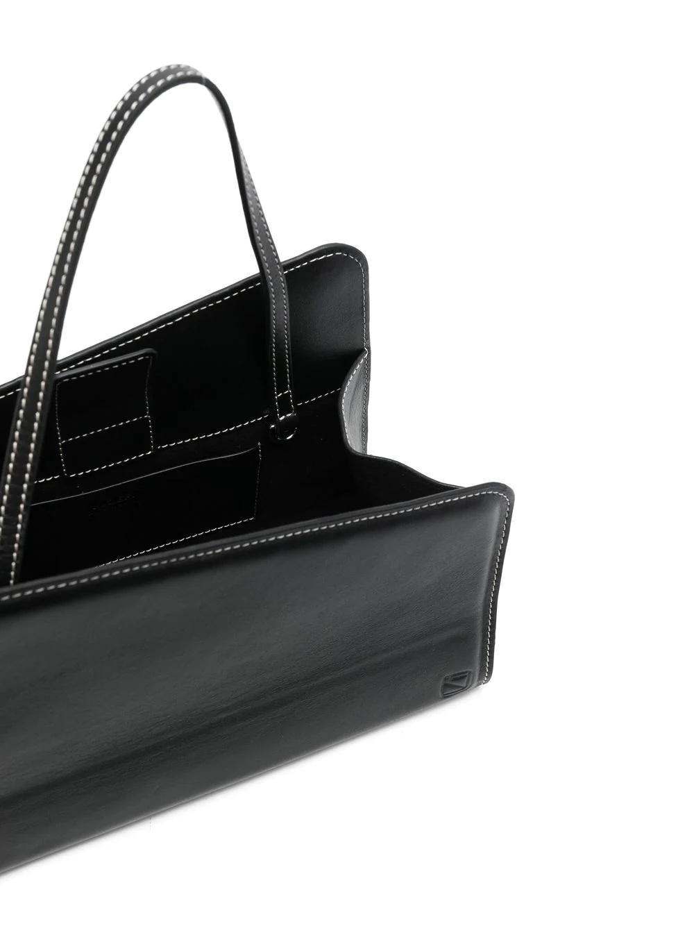 Slant leather shoulder bag - 5