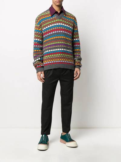 Marni honeycomb knit jumper outlook