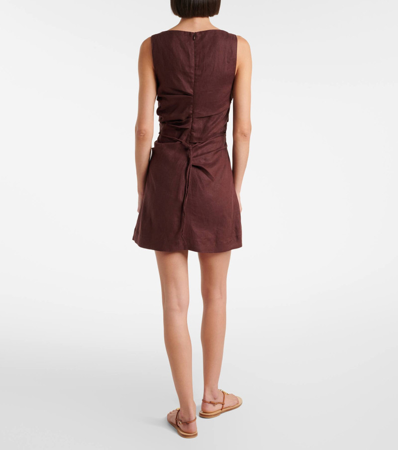 Aloisa linen minidress 3