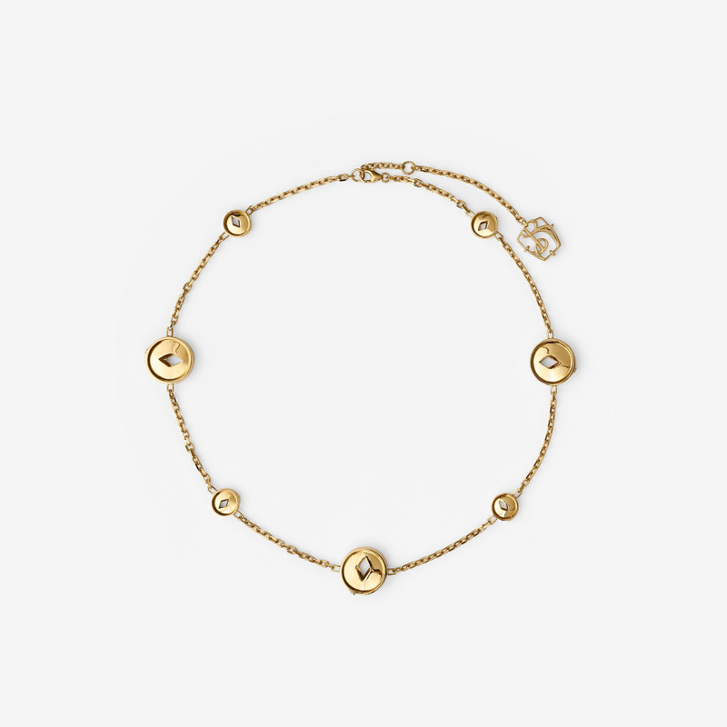 Hollow Medallion Necklace 1