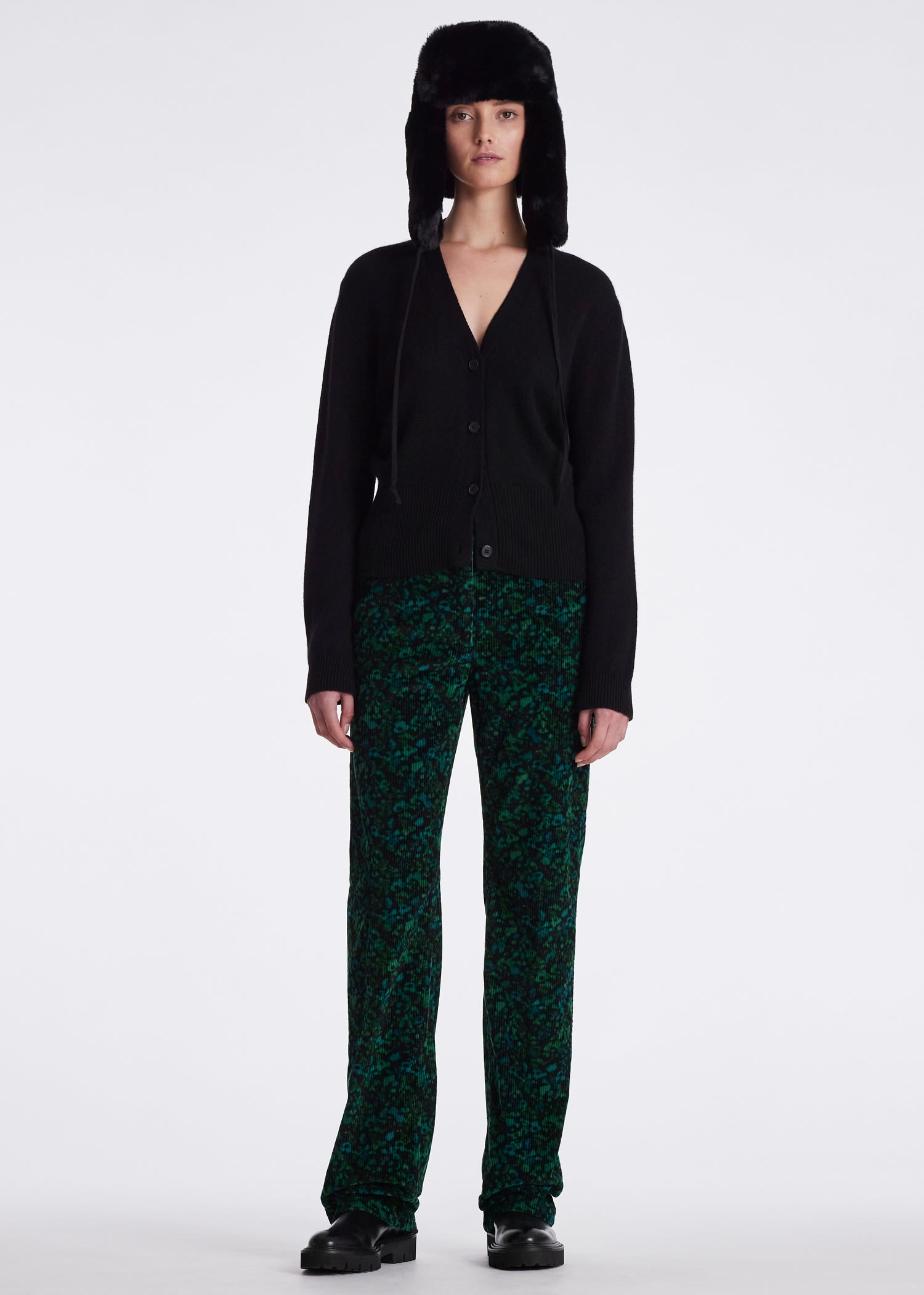 Cashmere Cropped Cardigan - 6