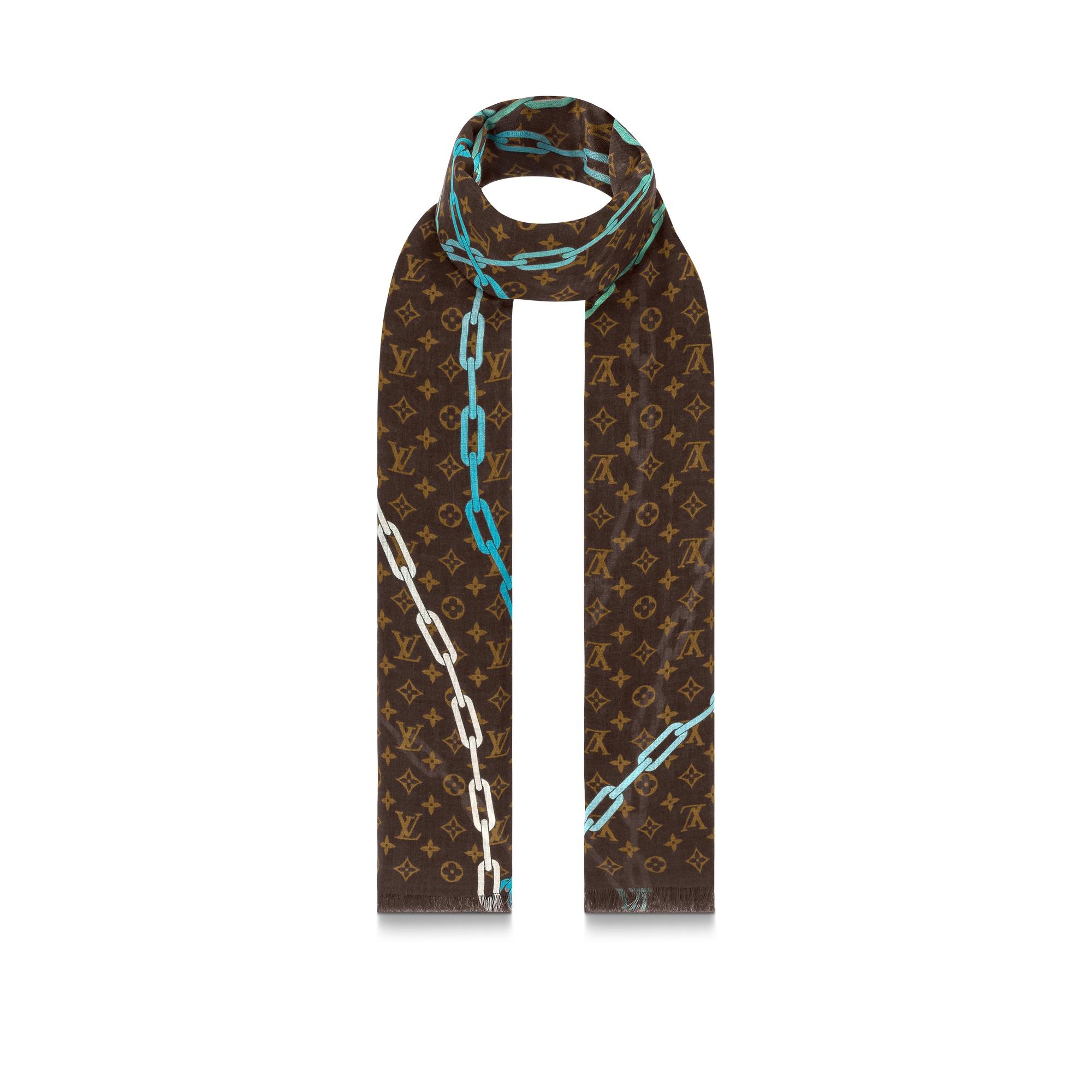 Monogram Chain Stole - 4