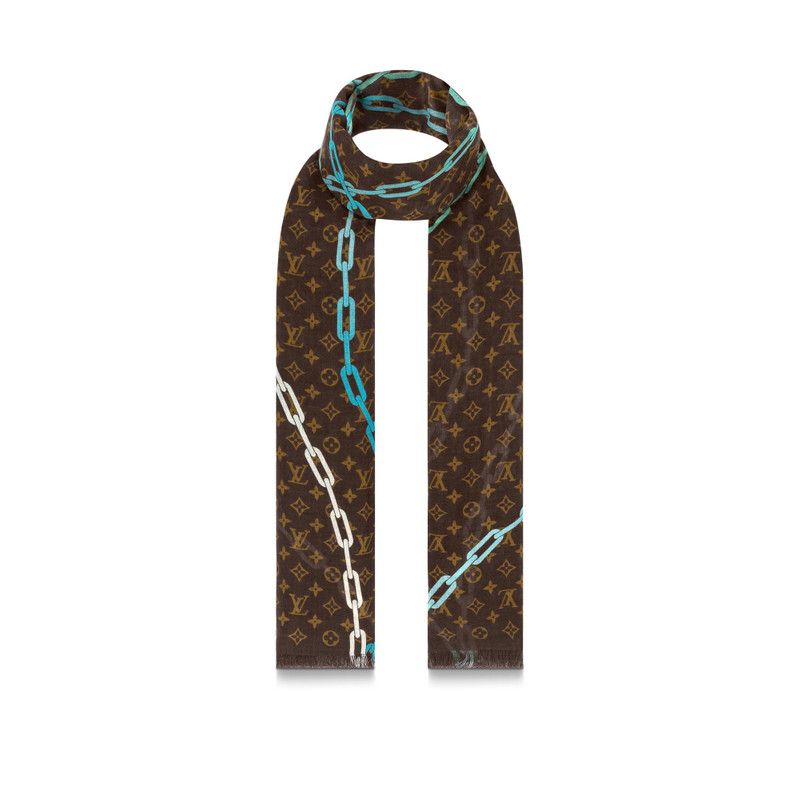 Monogram Chain Stole 4