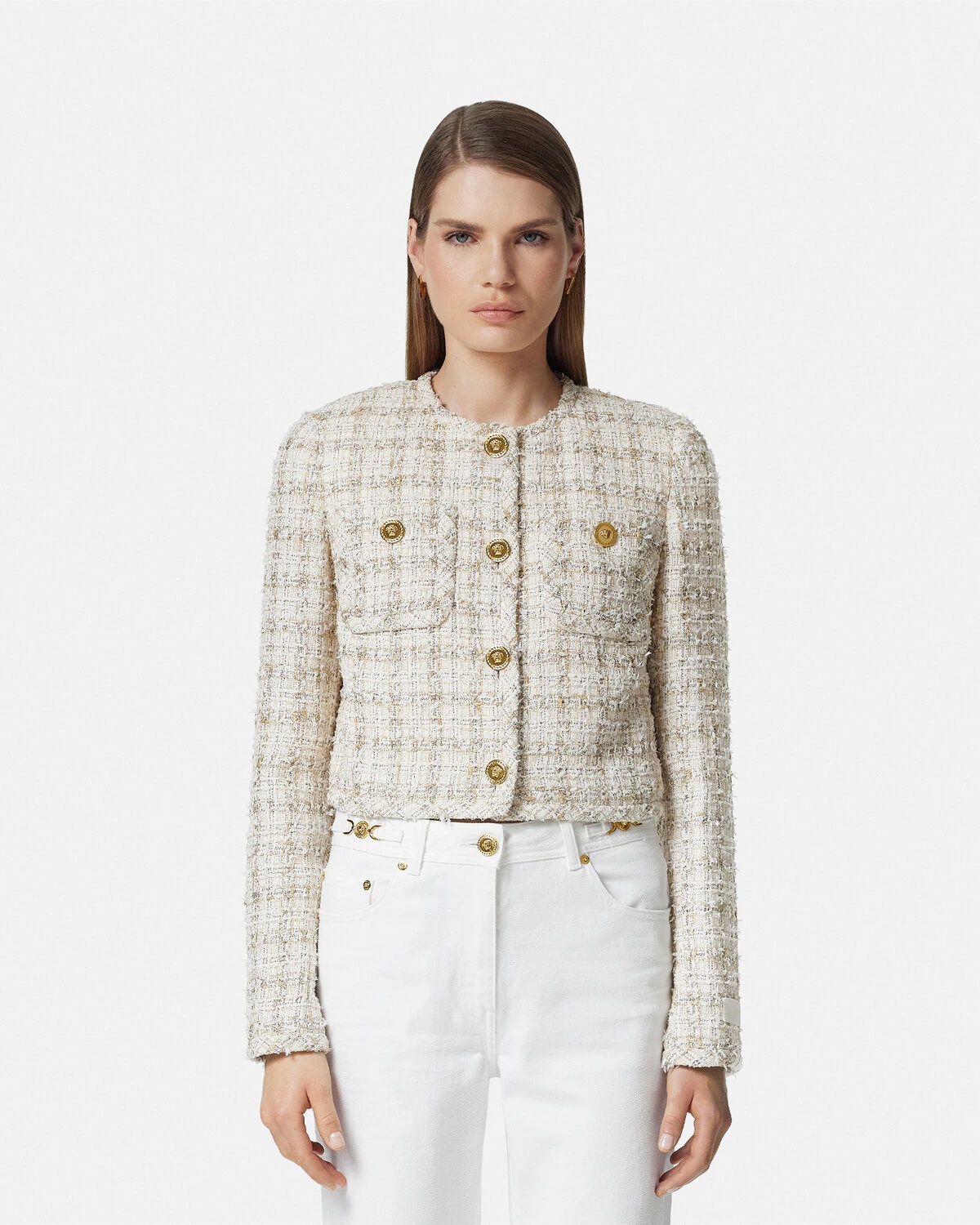 Tweed Cardigan Jacket - 4