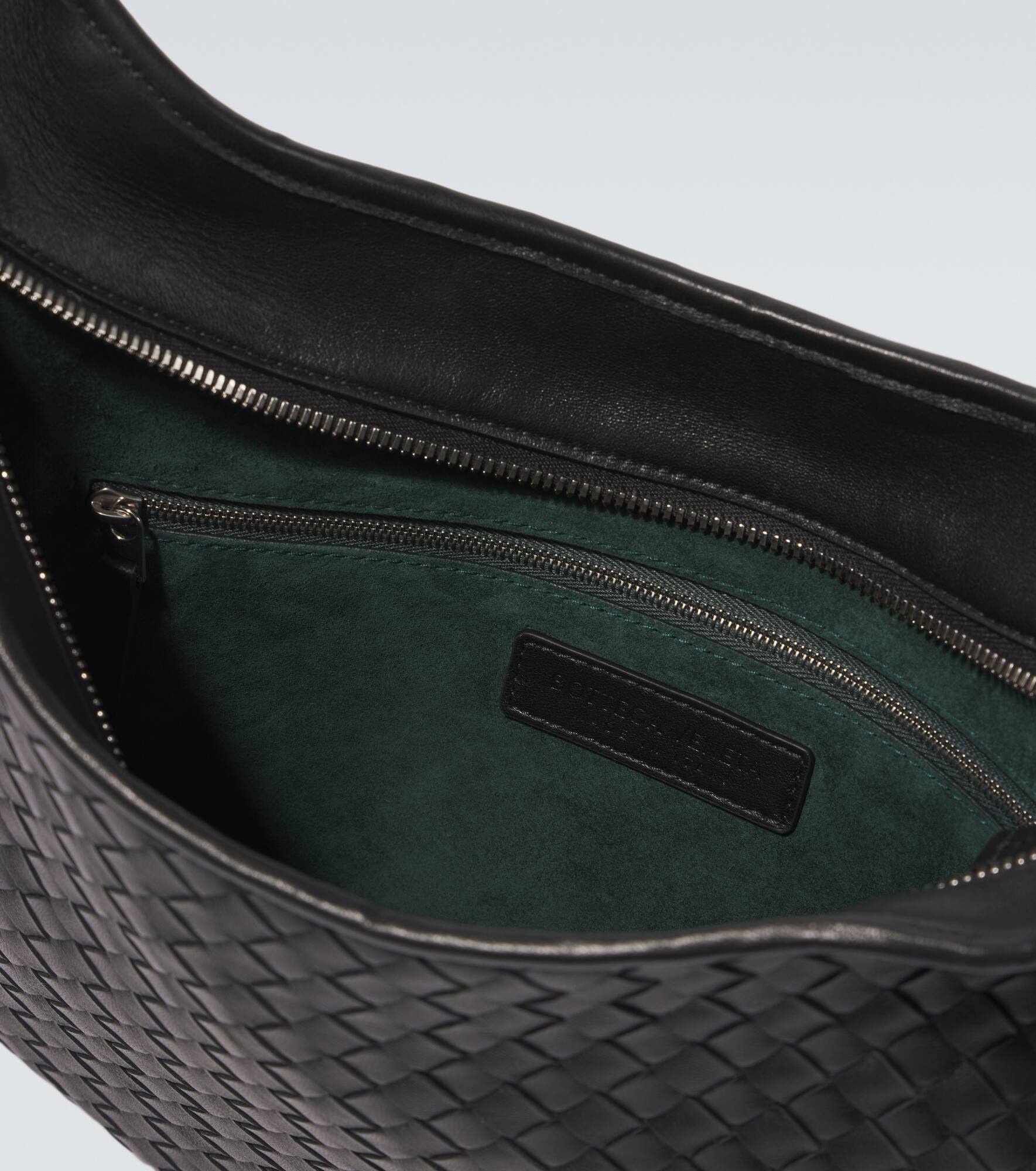 Maxi Intrecciato leather crossbody bag - 4