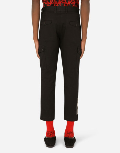 Dolce & Gabbana Stretch cotton cargo pants outlook