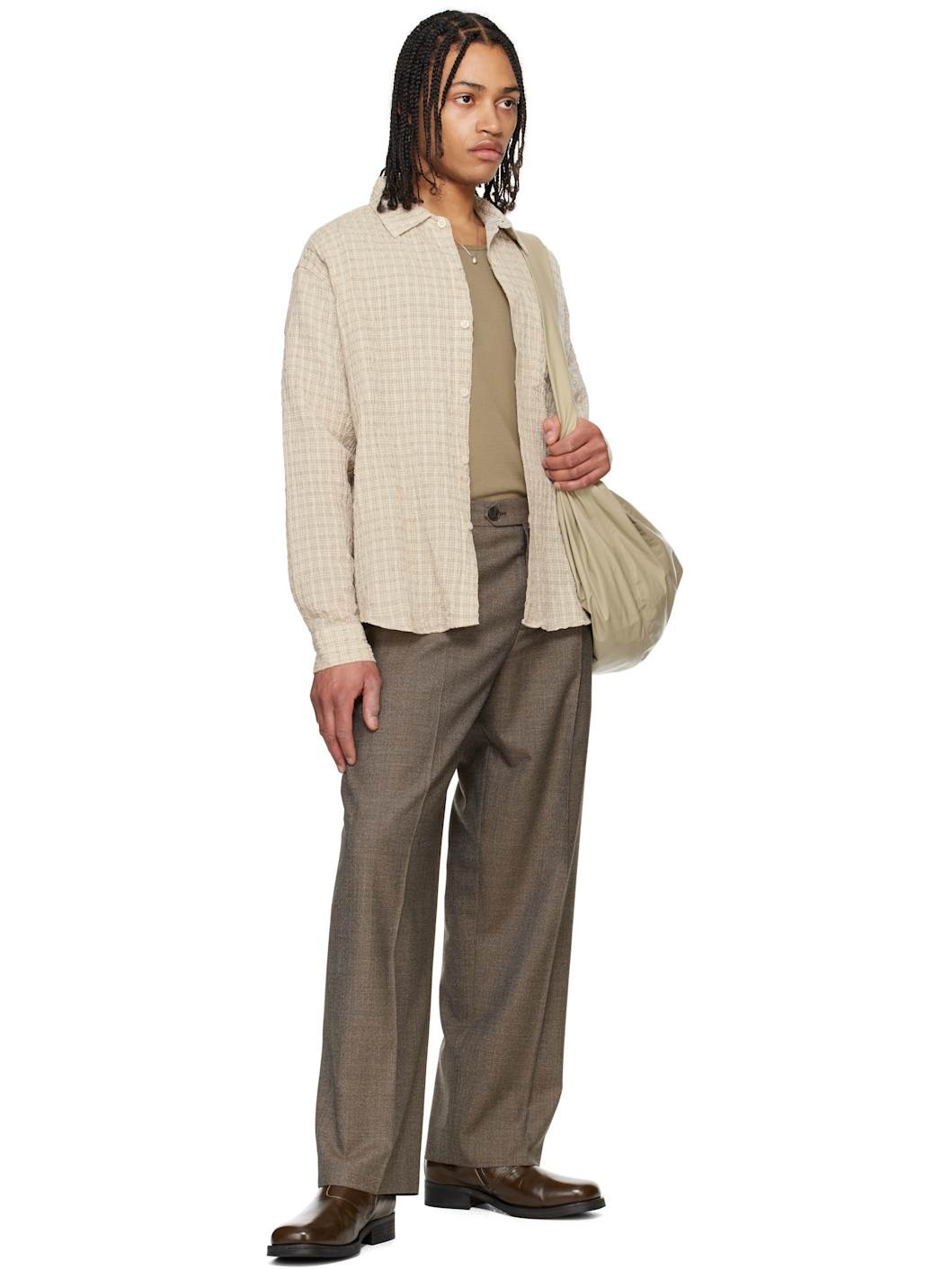 Beige Executive Shirt - 4
