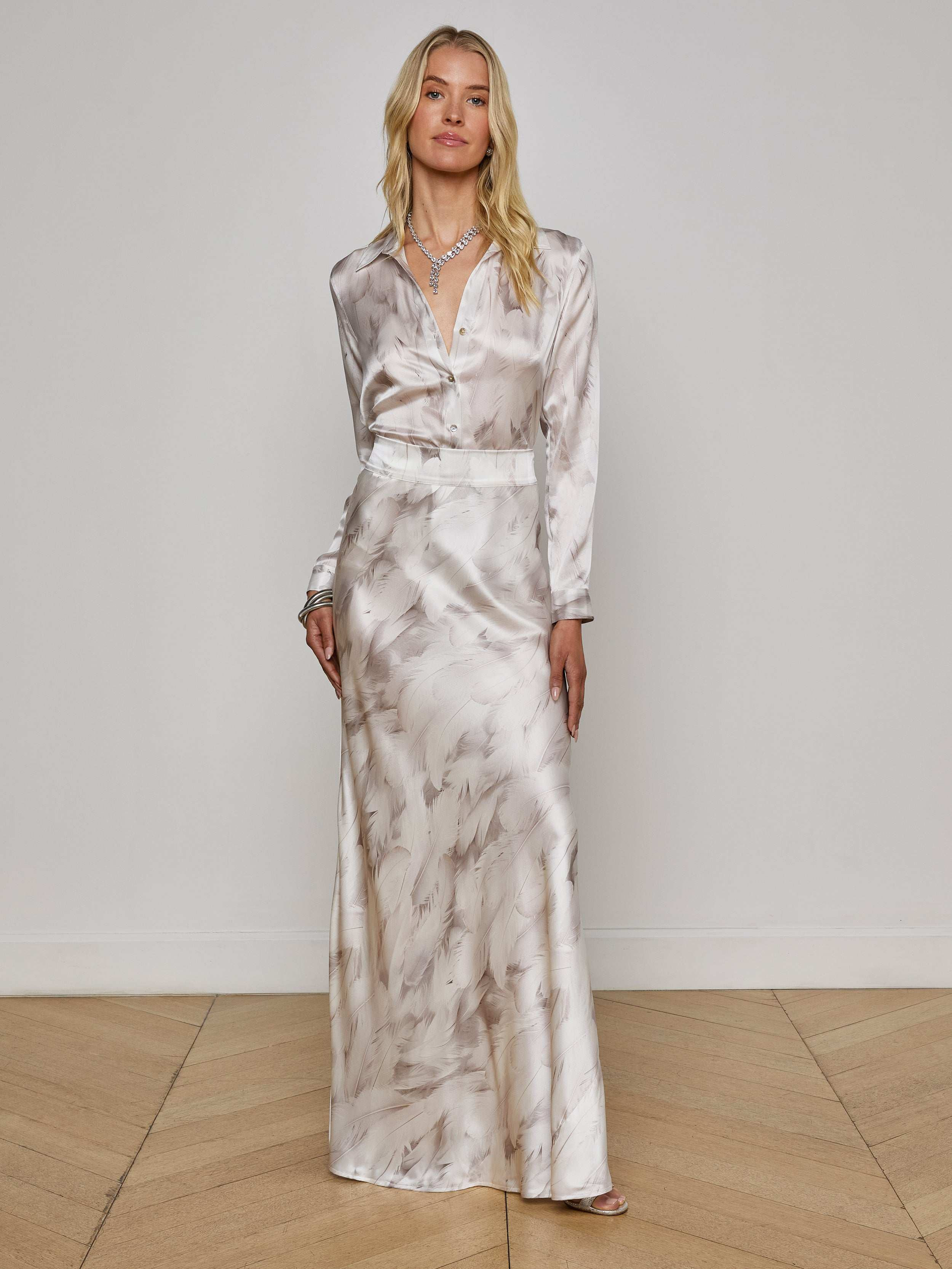 Ryker Silk Maxi Skirt - 2