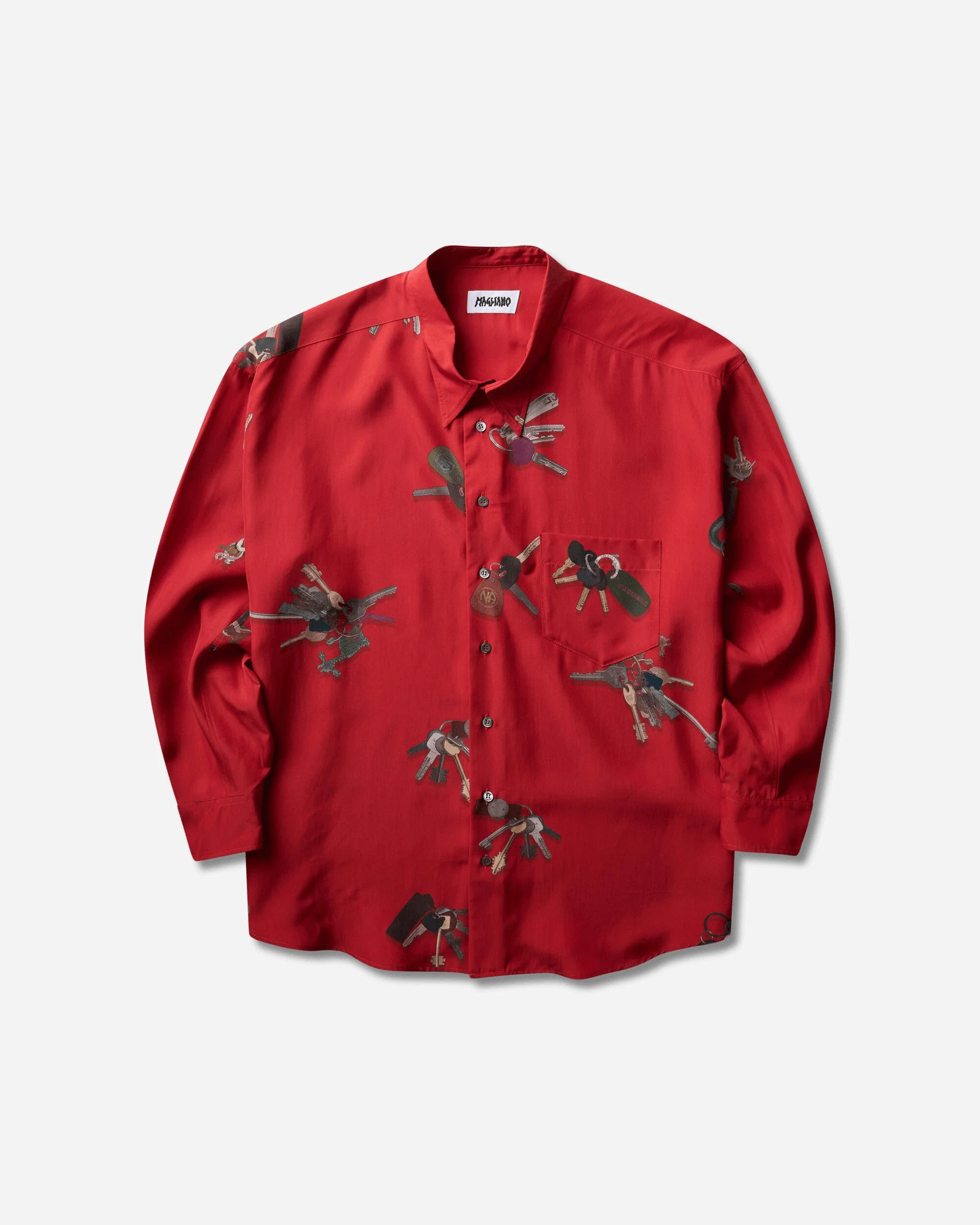 Men's A Bunch Of Keys Shirt Red - 1