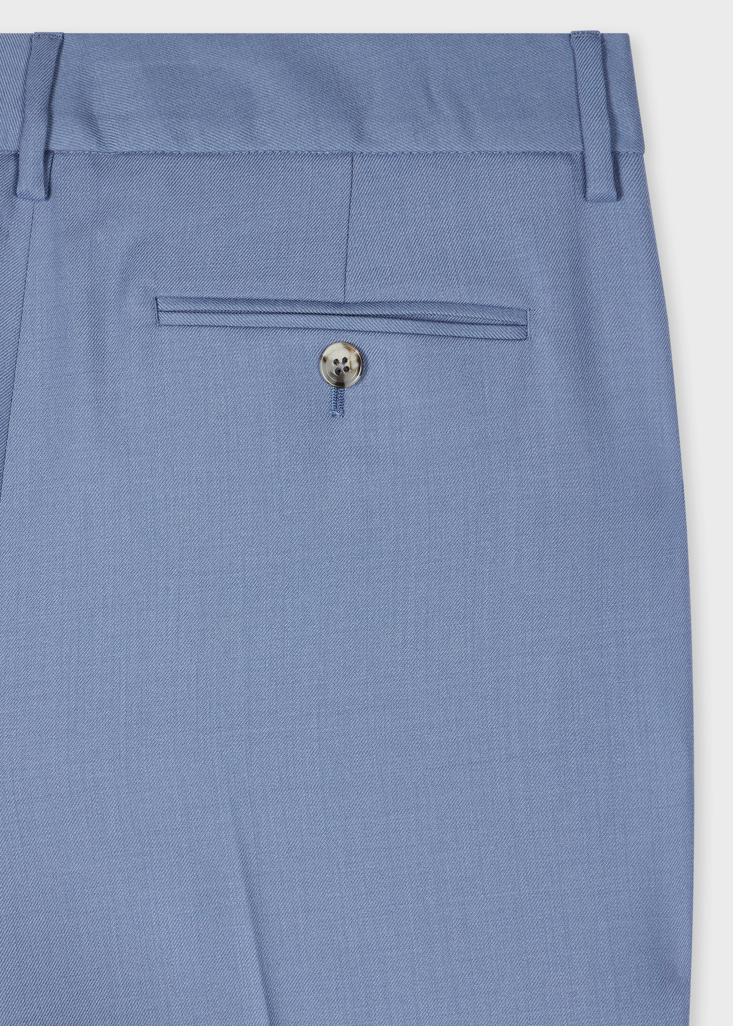 Women's A Suit To Travel In - Dusty Blue Wool Suit - 6